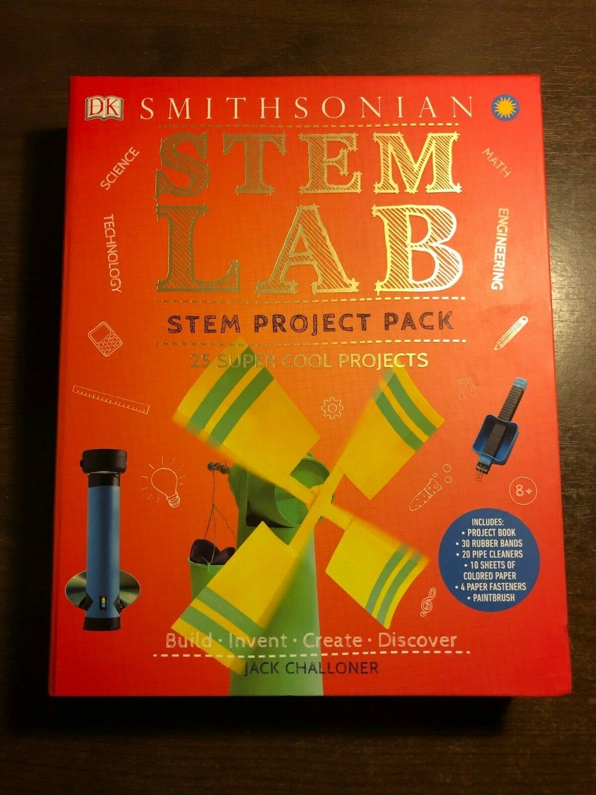 SMITHSONIAN STEM LAB – STEM PROJECT BOOK by JACK CHALLONER – DORLING KINDERSLEY