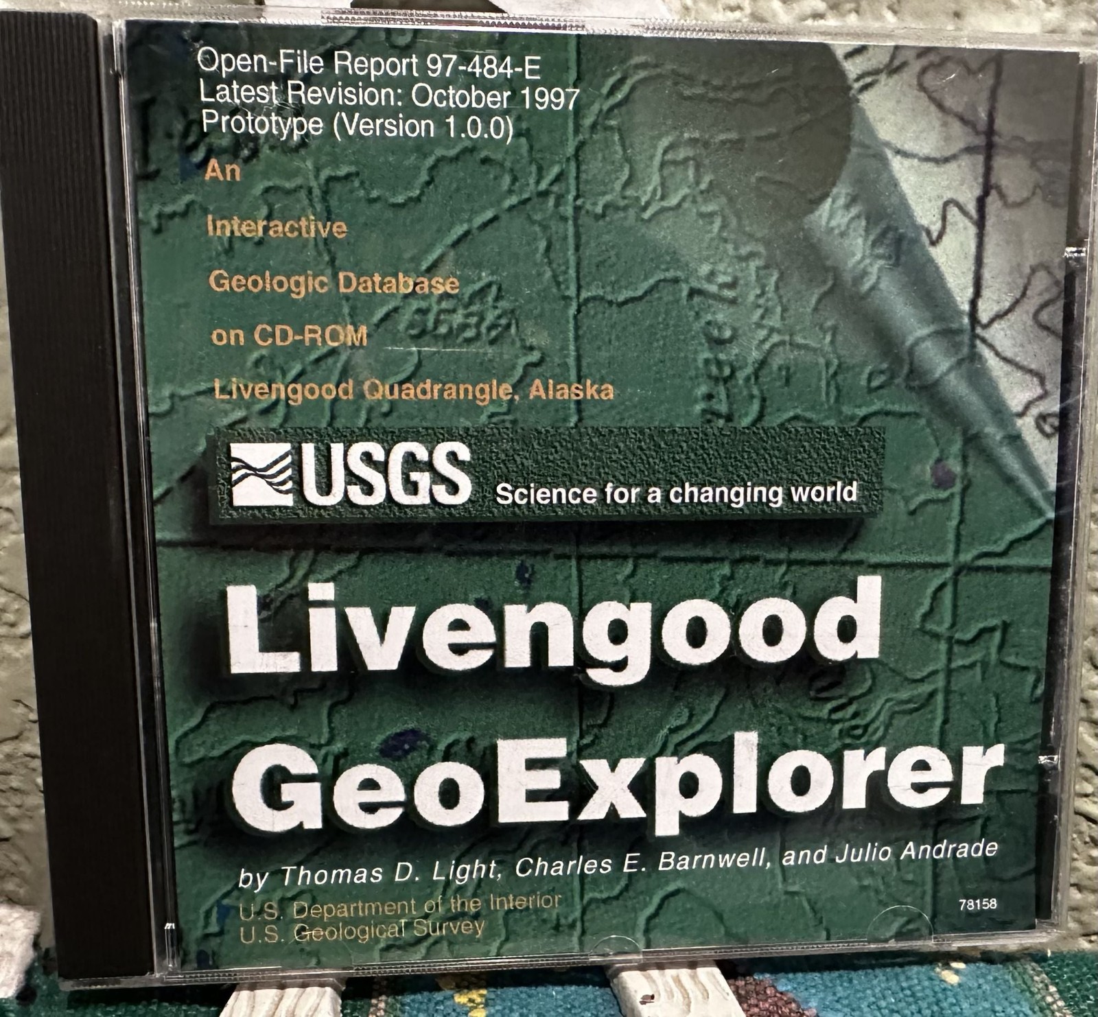 Thomas D Light, Julio / Livengood GeoExplorer Open File Report 97-484-E 1997