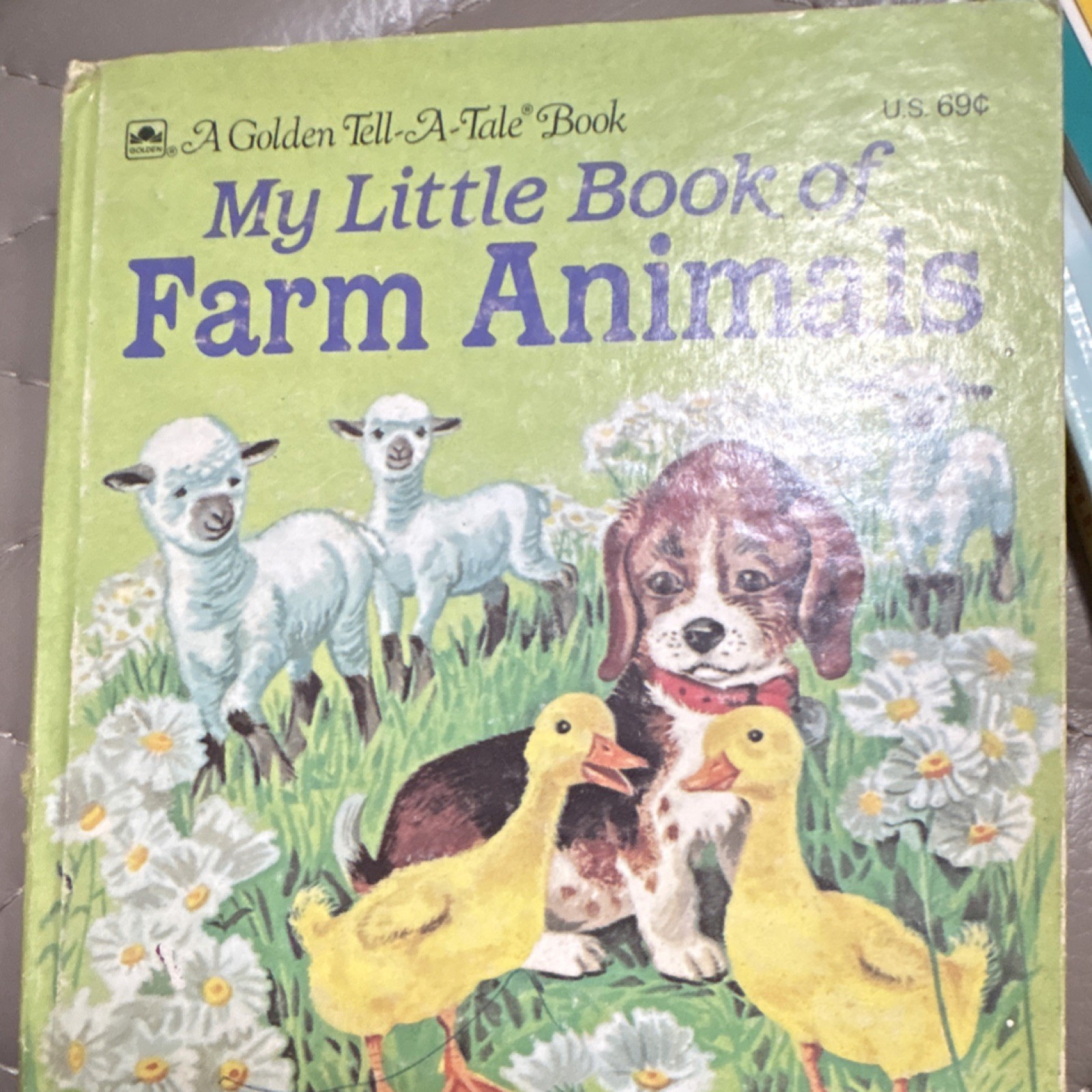 My Little Book of Farm Animals by Daphne Hogstrom, 1972, Western, Illustrated