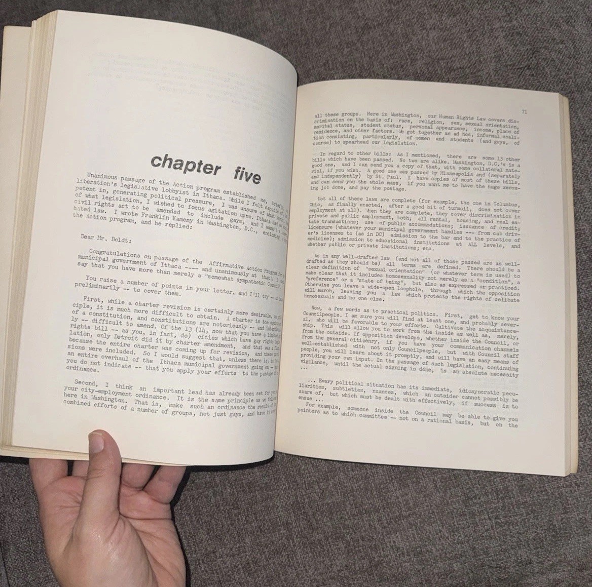 While Aggressively Waiting by Steven Boldt (1978) 1st Ed Ithaca Gay Liberation