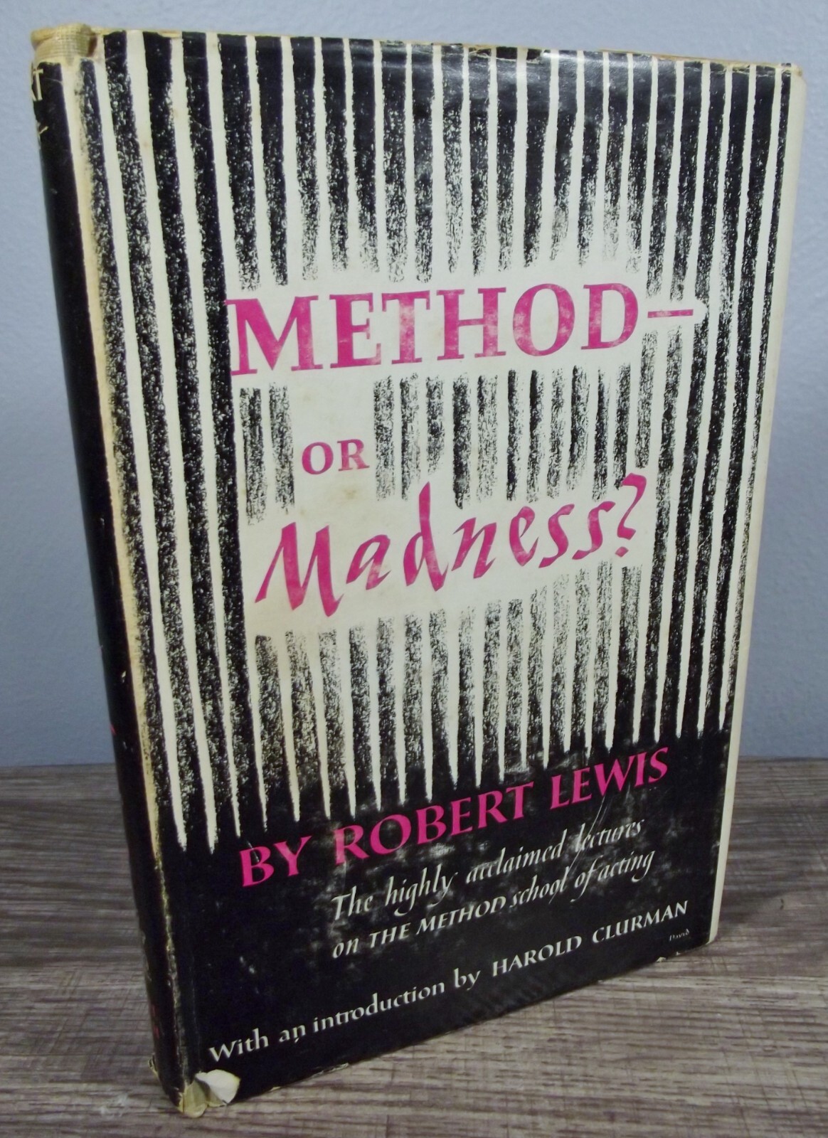 Method – Or Madness? by Robert Lewis Vintage 1958 Book Acting / Performing Arts