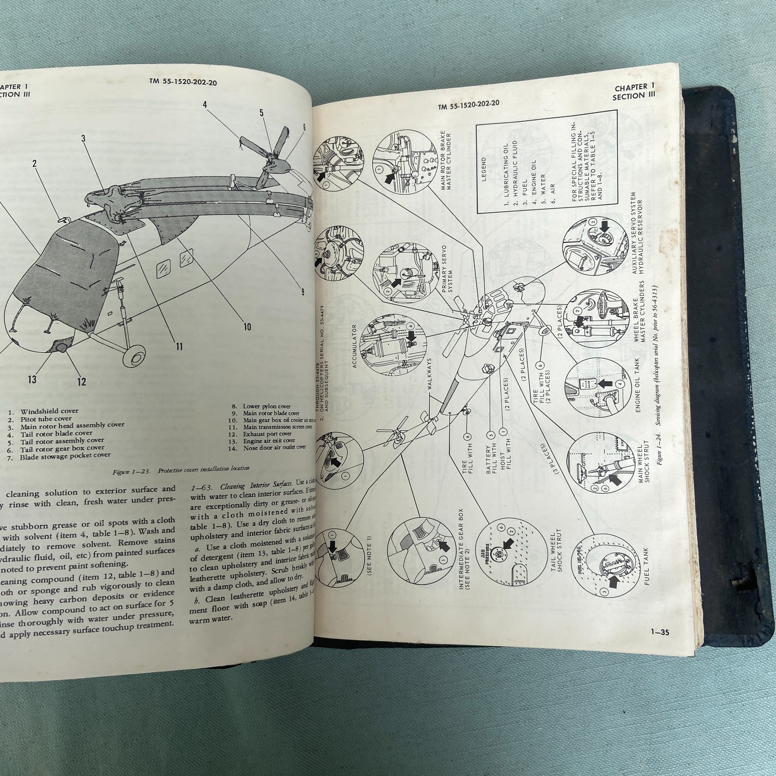 Technical Maintenance Book Army Models CH-34A CH-34C Aircraft 1966 Sikorsky Heli