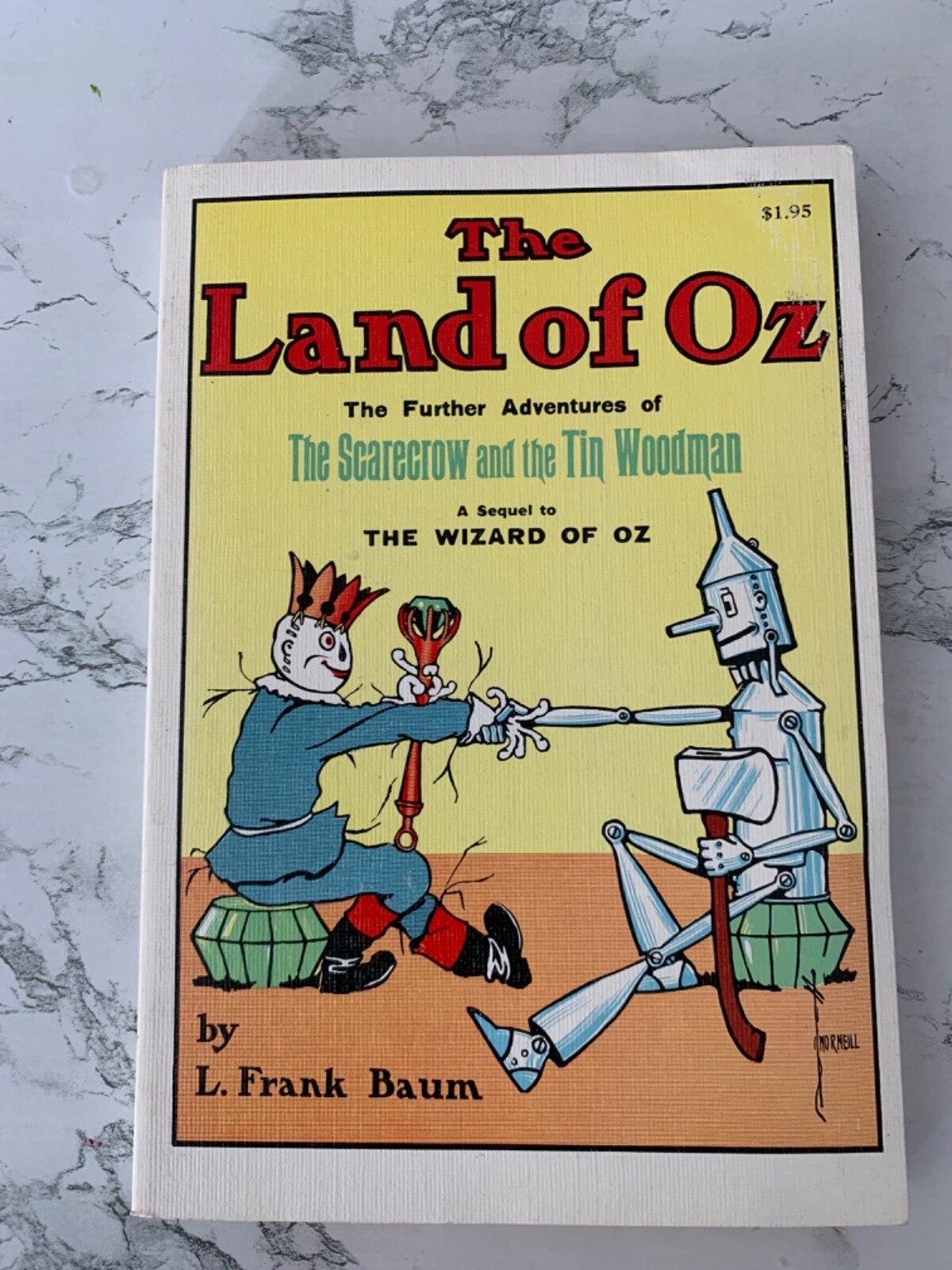 The Land Of Oz Hardcover Book Reilly & Lee Sequel To Wizard Of Oz