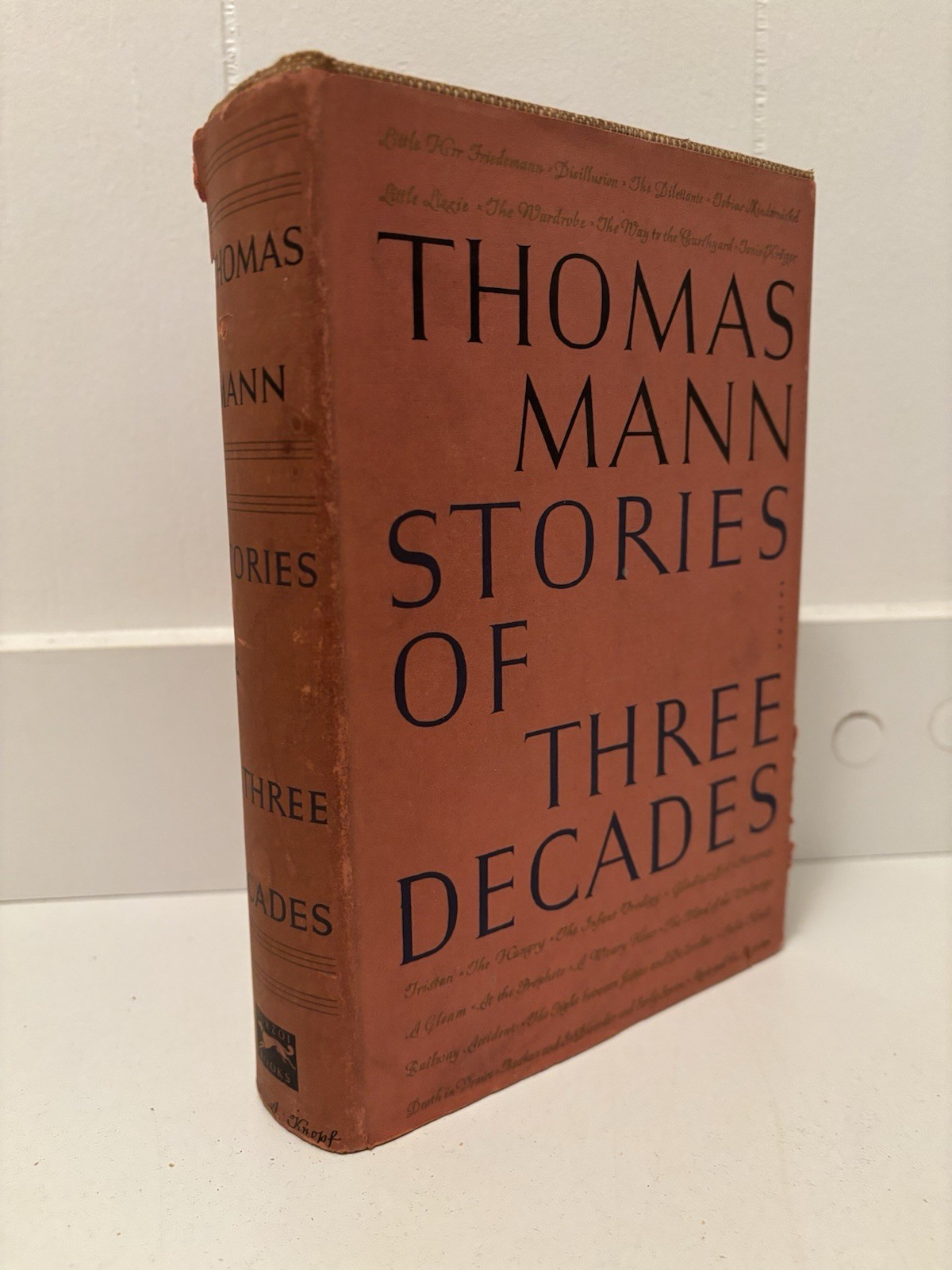 Thomas Mann Stories of Three Decades Vintage 1936 Knopf HC Book with DJ