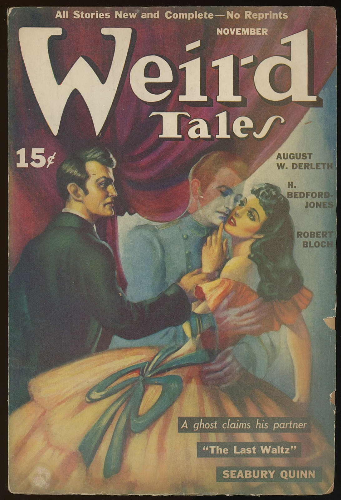WEIRD TALES November 1940 . Dorothy McIlwraith, No 6 Volume 35 / WEIRD #32288