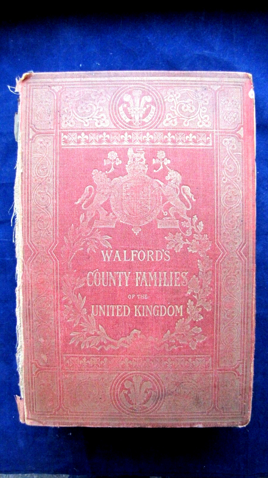 Walford’s County Families of the United Kingdom book. 1895