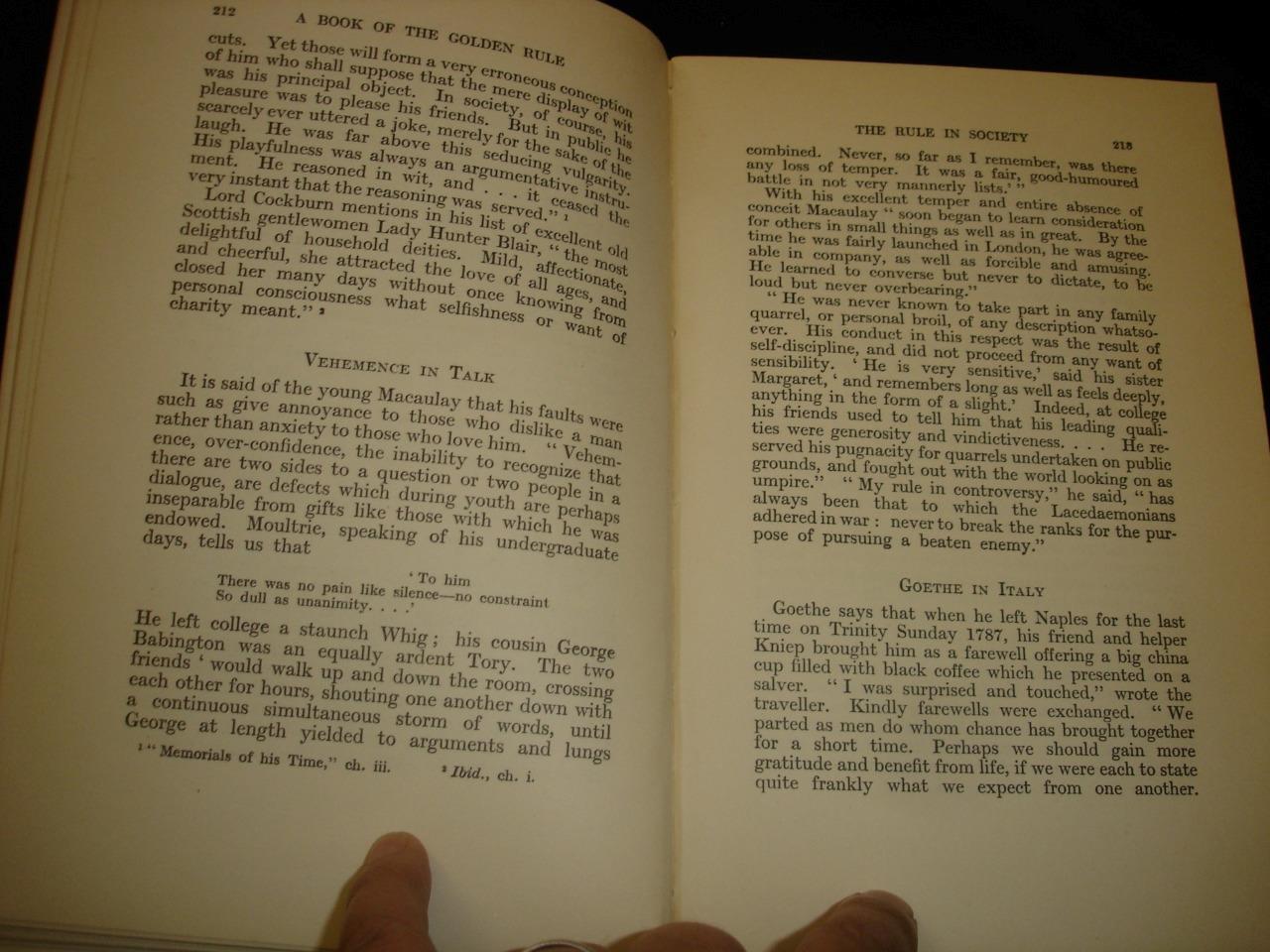1933 A Book Of The Golden Rule by Jane T Stoddart spirituality world religions