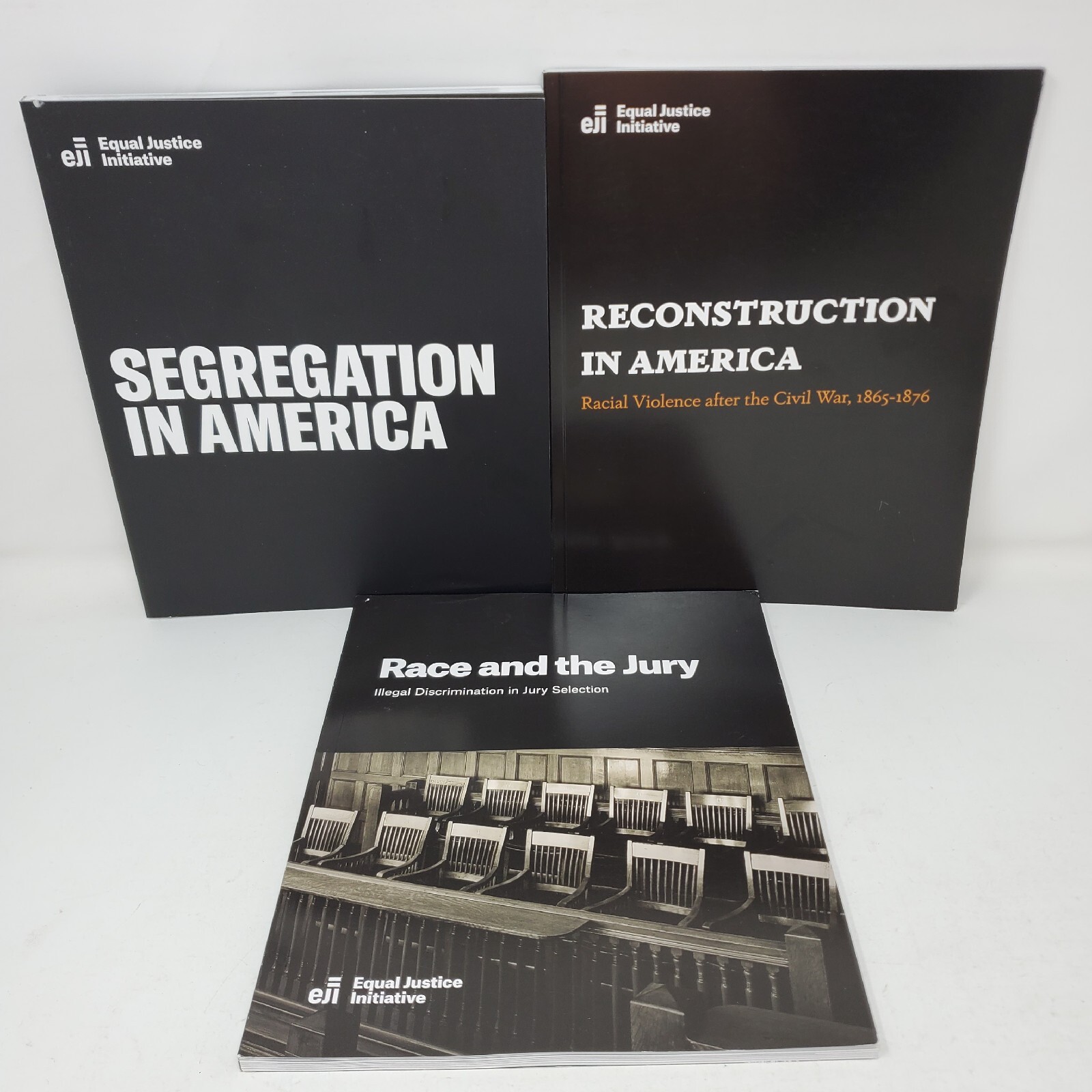 Equal Justice Initiative Lot of 3, Segregation Race and the Jury Reconstruction