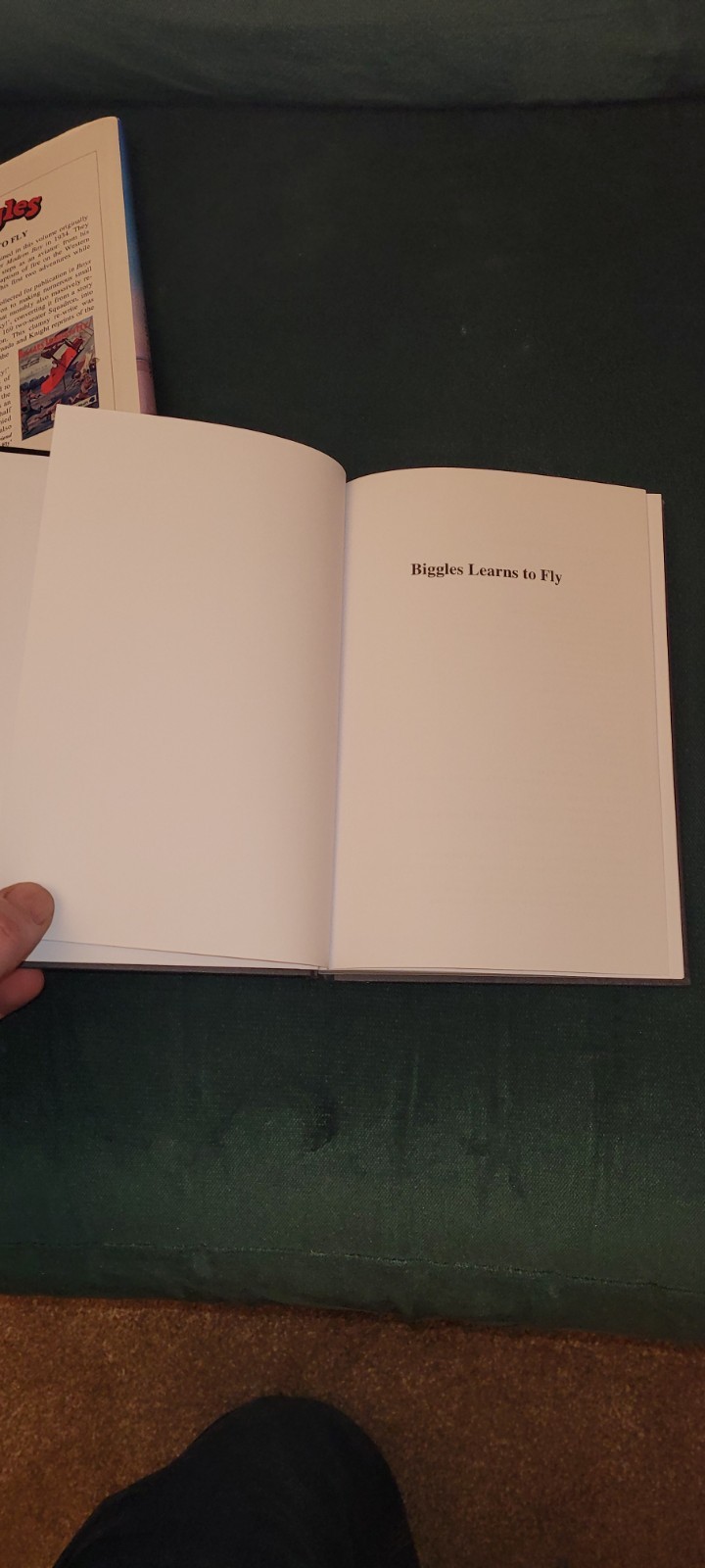 Biggles Learns to Fly Captain W.E. Johns Norman Wright Ed Unnumbered.