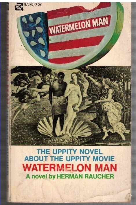 Herman Raucher / WATERMELON MAN 1st Edition 1970 American Lit