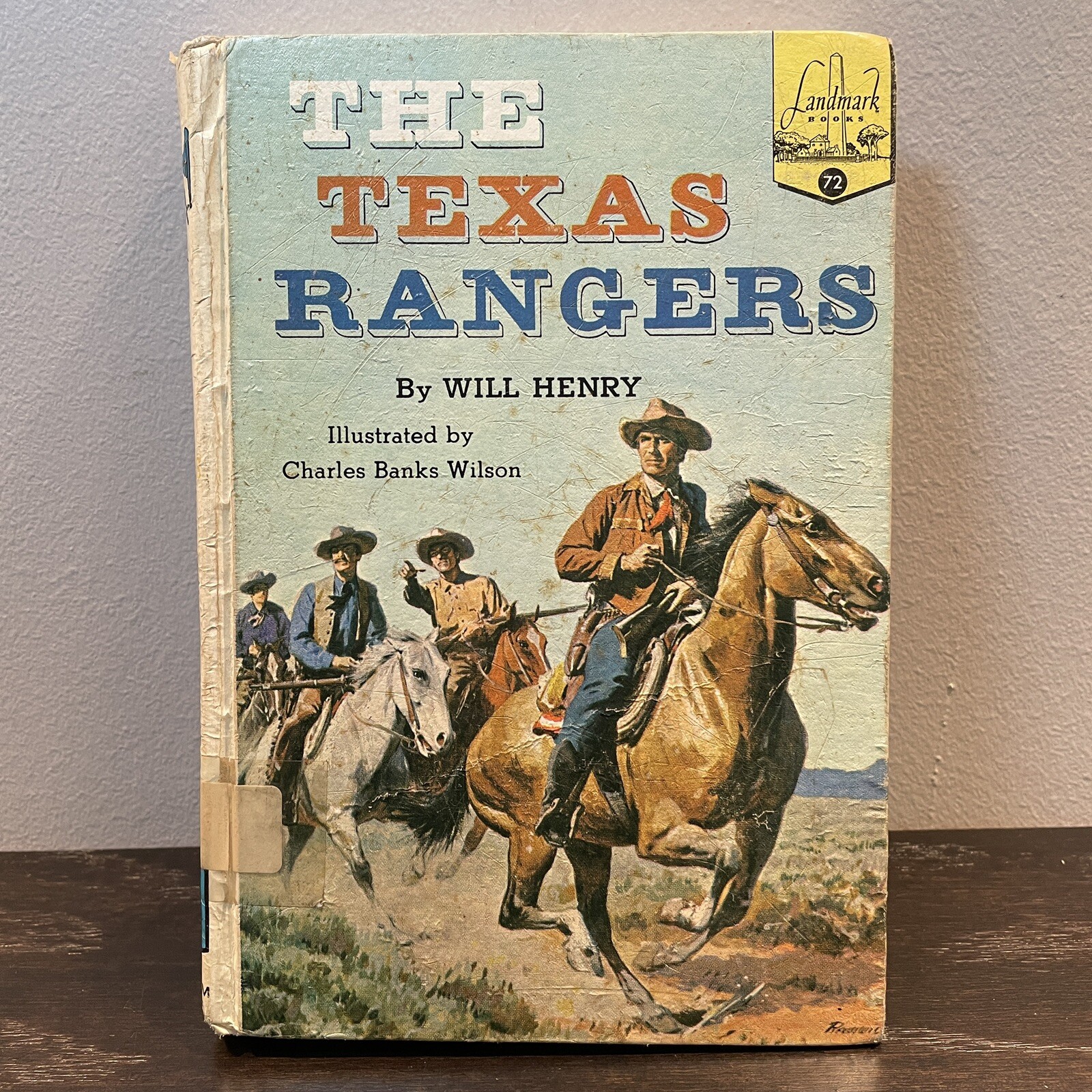 The Texas Rangers by Will Henry Vintage Hardcover Book 1957