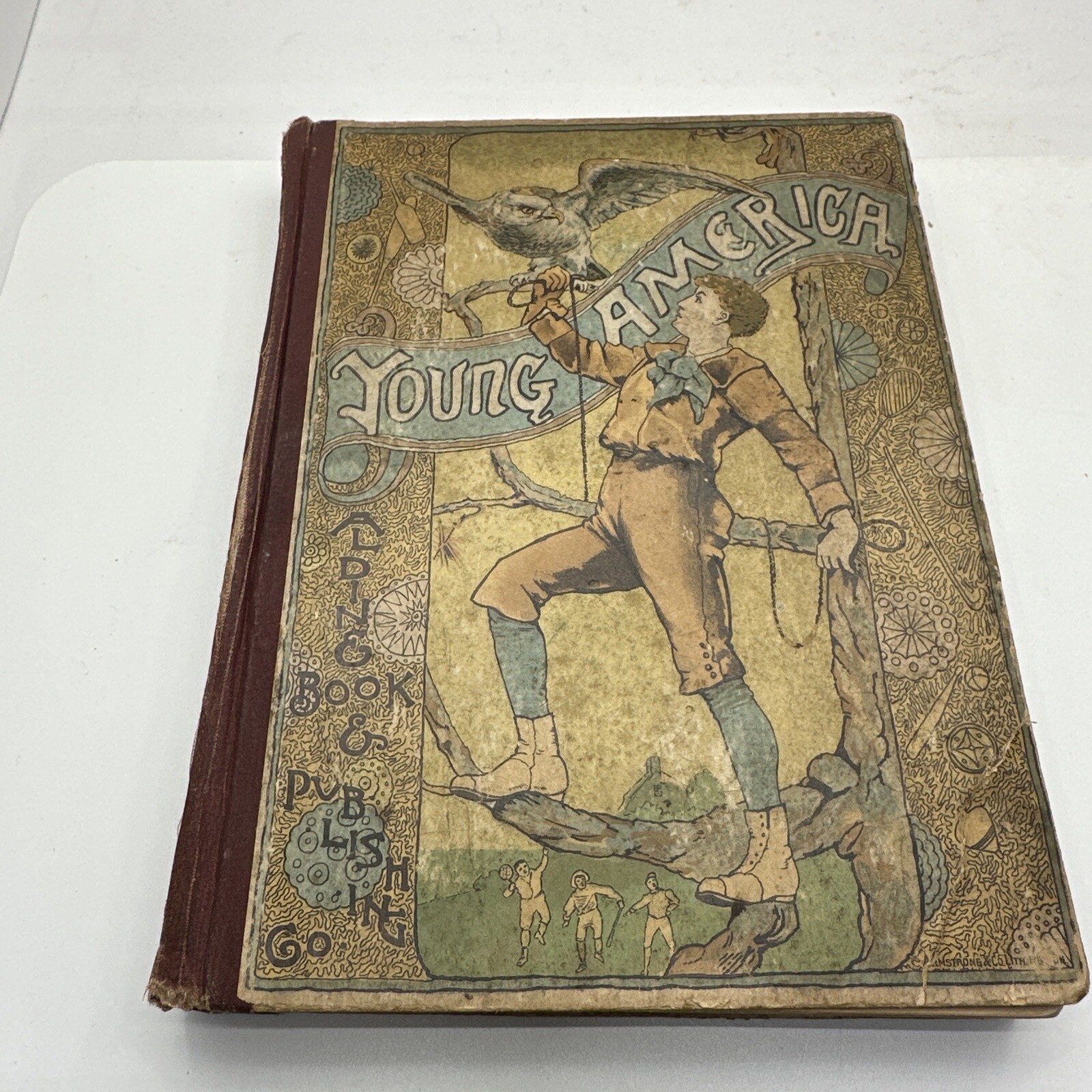 young america stories and pictures for young people aldine book Pub 1887