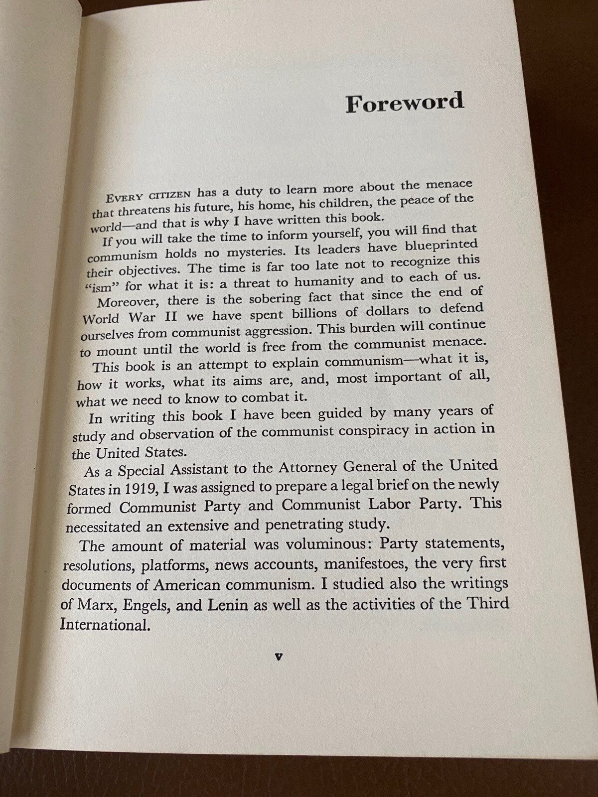 1958 J Edgar Hoover Masters of Deceit Book ~ Henry Holt ~ Collectible ~ Antique