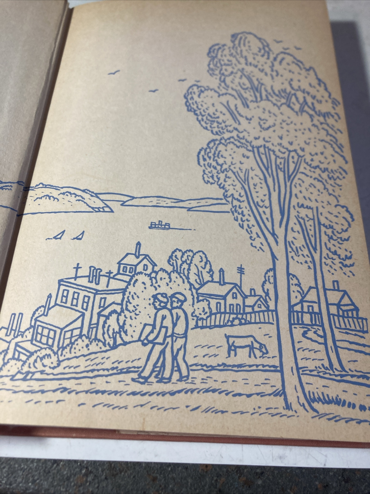 Valenti Angelo Hill Of Little Miracles 1947 4th Printing HC DJ @15