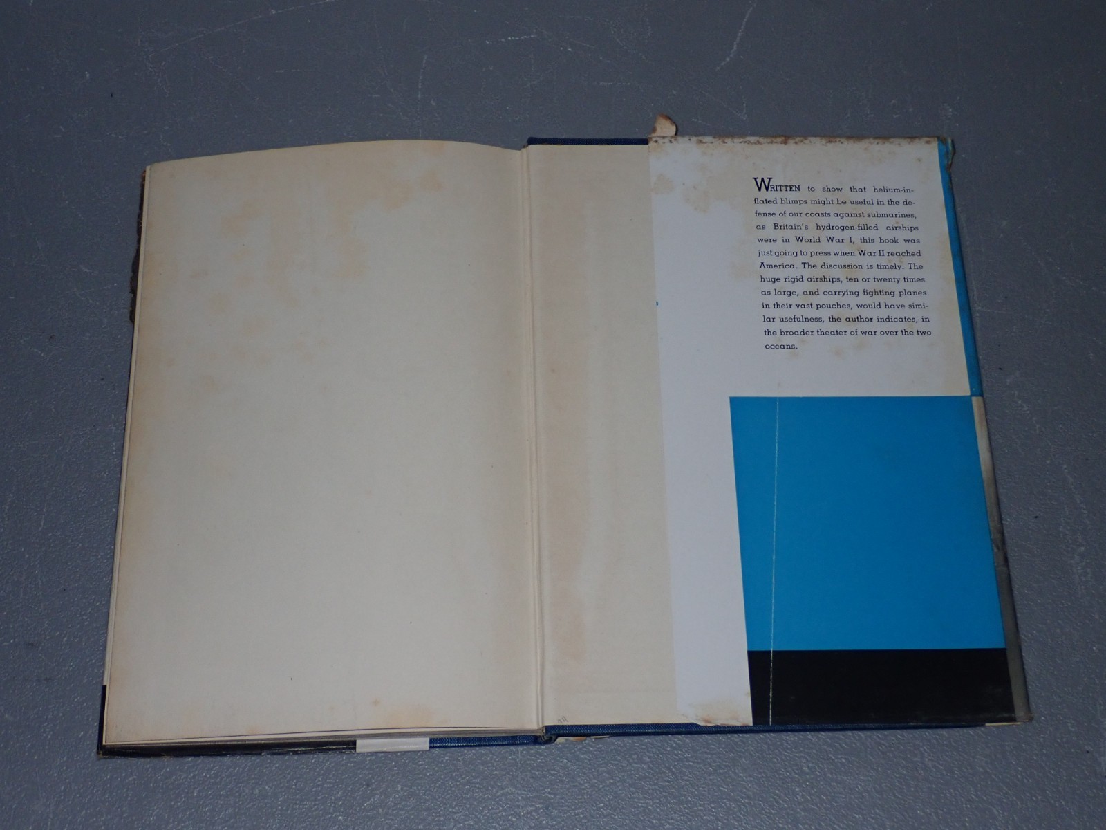 The Story of the Airship (Non-Rigid) Hugh Allen 1944