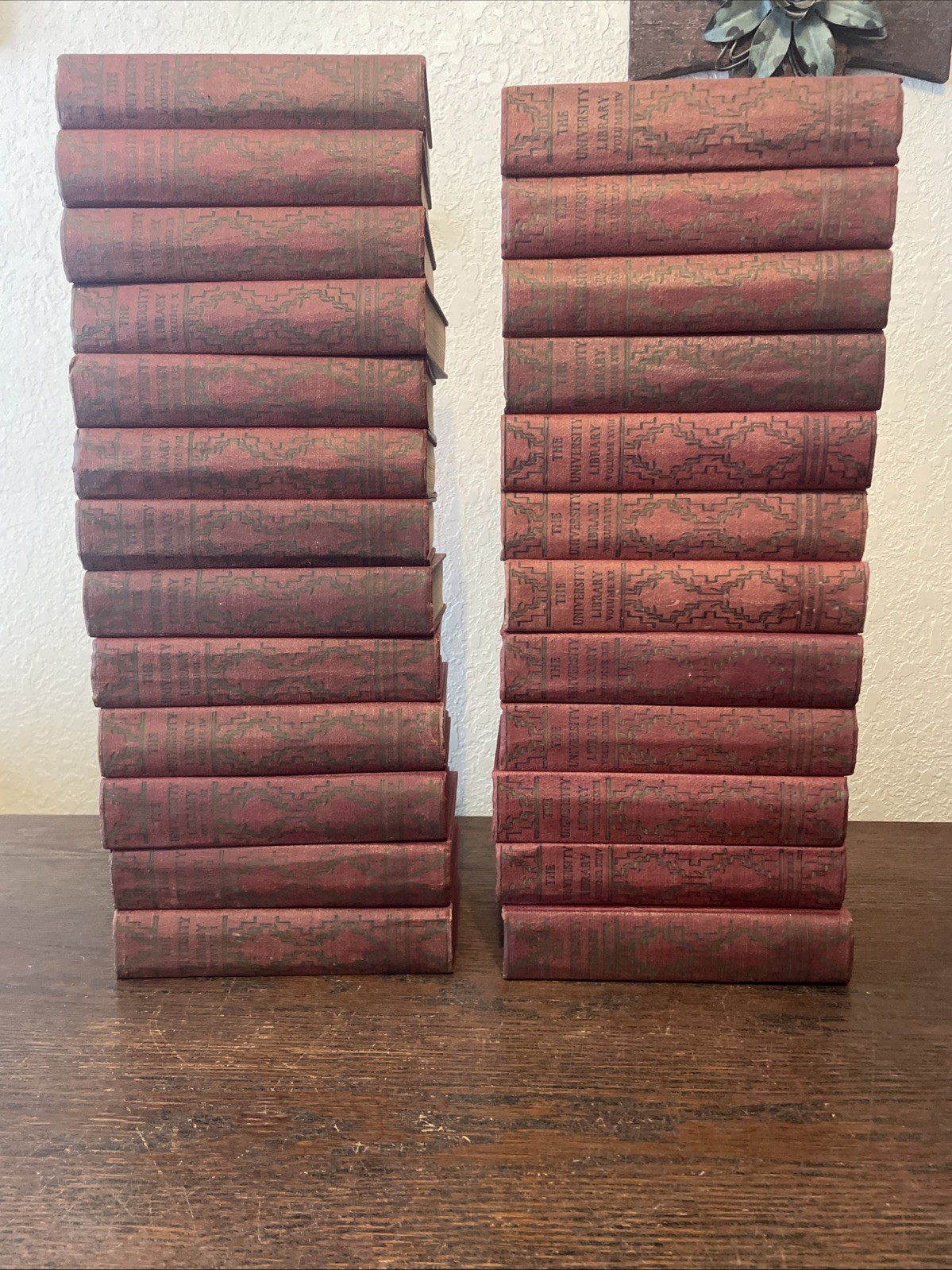 The University Library John Huston Finley BOOK SET (1936) 1-24 INDEX GUIDE