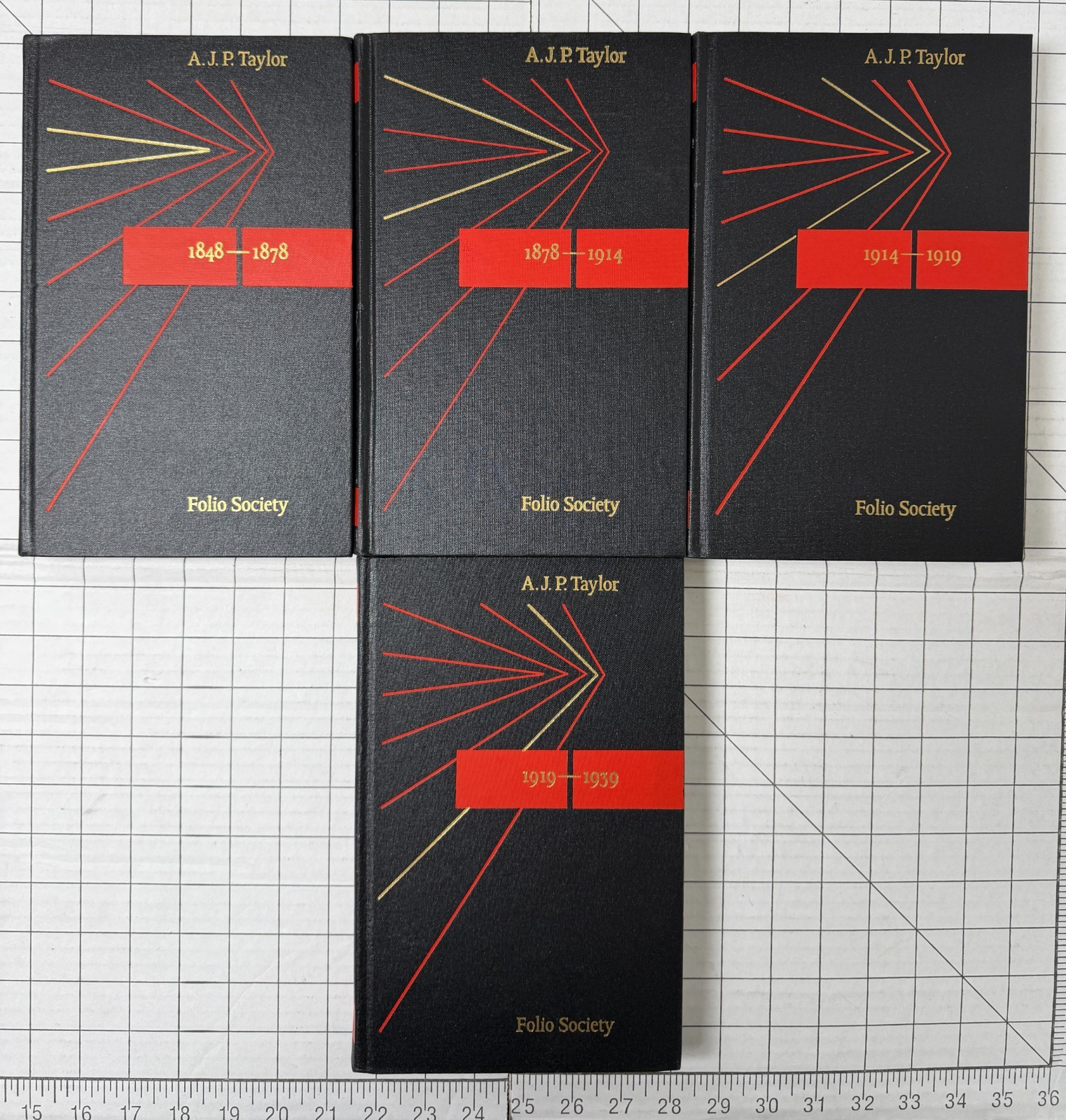 A Century of Conflict 1848-1948 by A. J. P. Taylor 4/5 Volume Set Folio Society