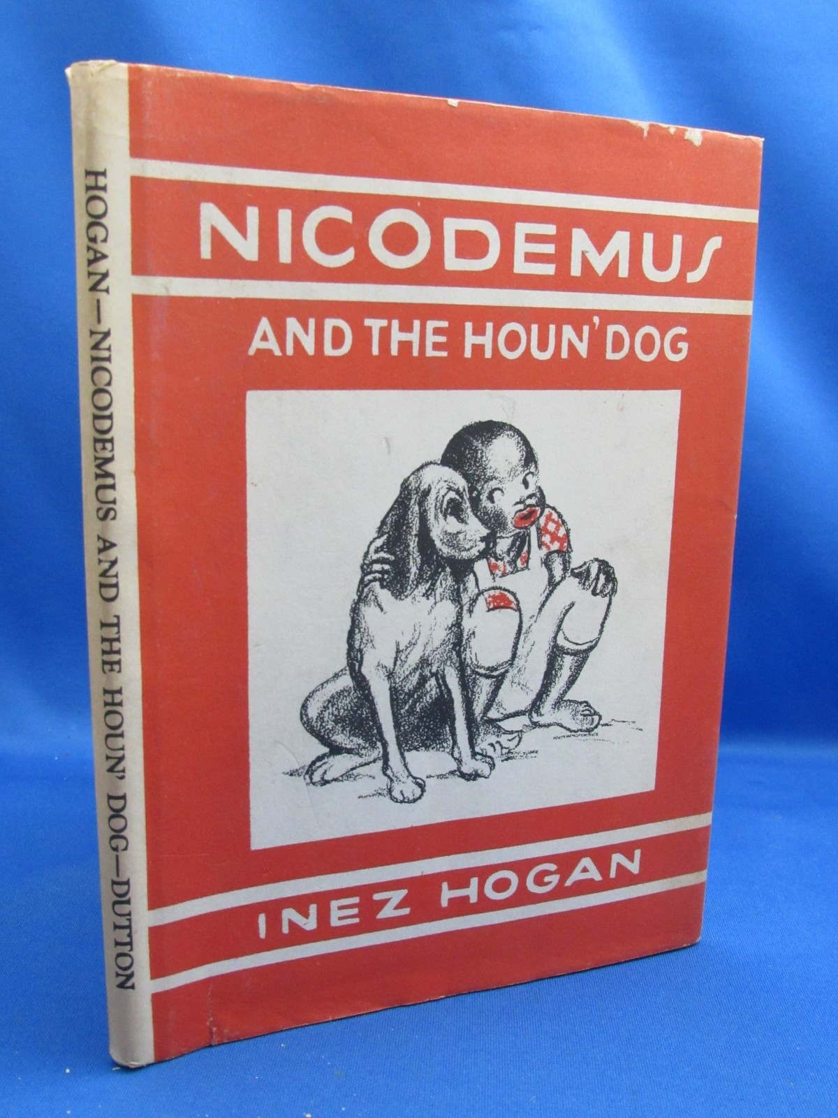 Nicodemus and the Houn‘ Dog, Inez Hogan Dutton 1943 10th Printing Dust Jacket