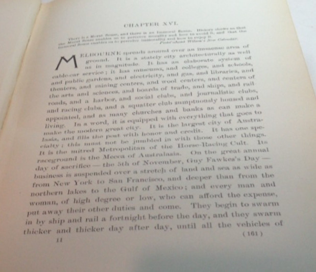 1897 First Edition First Printing Following The Equator By Mark Twain