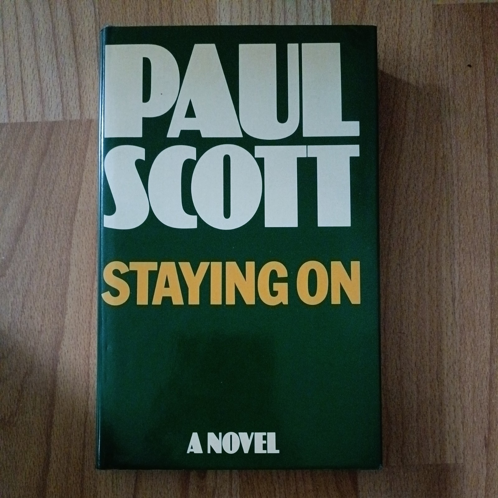 Staying On by Paul Scott 1/1 with loose laid SIGNATURE BOOKER WINNER 1977