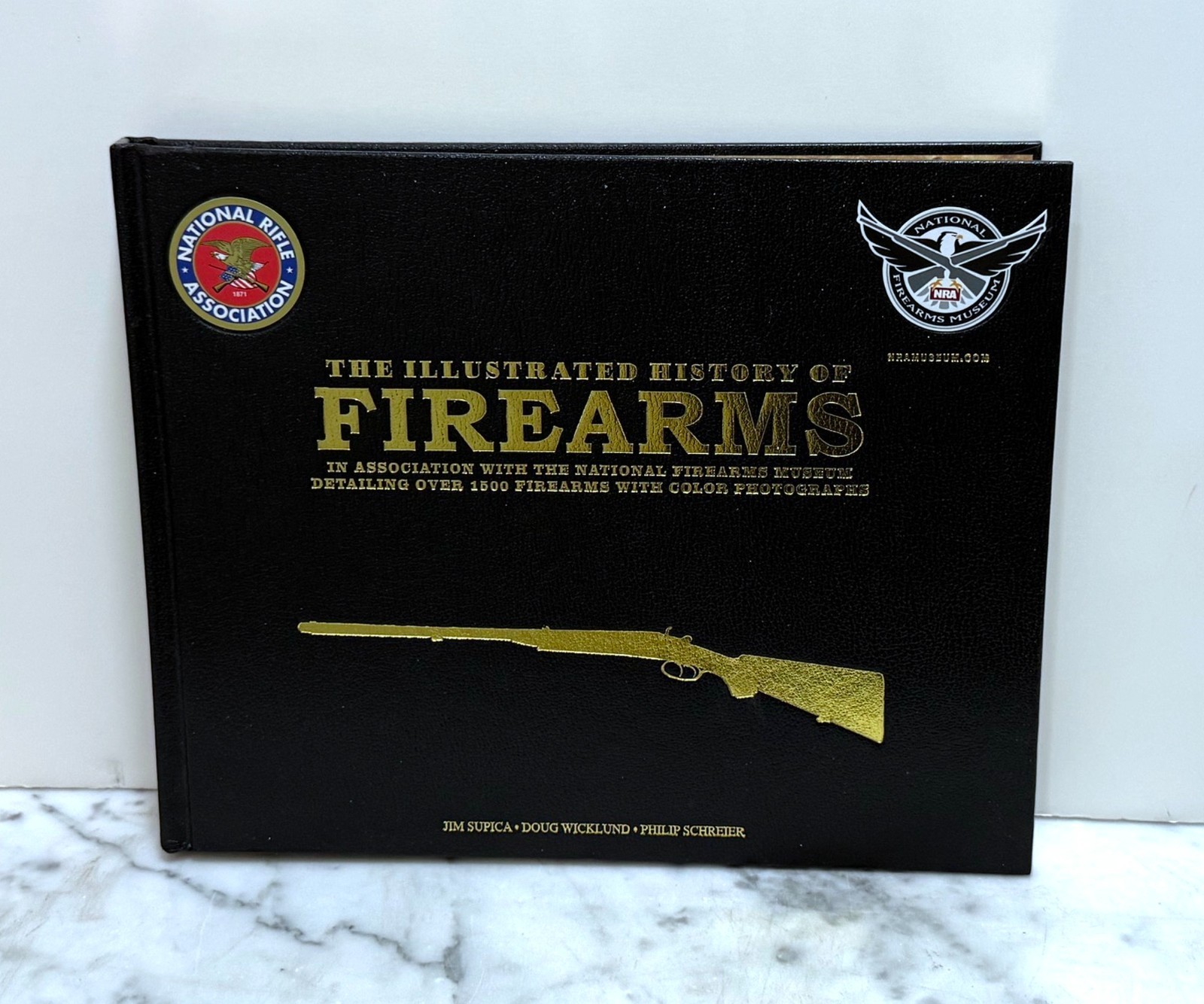 SIGNED BY THE AUTHORS – THE ILLUSTRATED HISTORY OF FIREARMS – 2012 – HARDCOVER