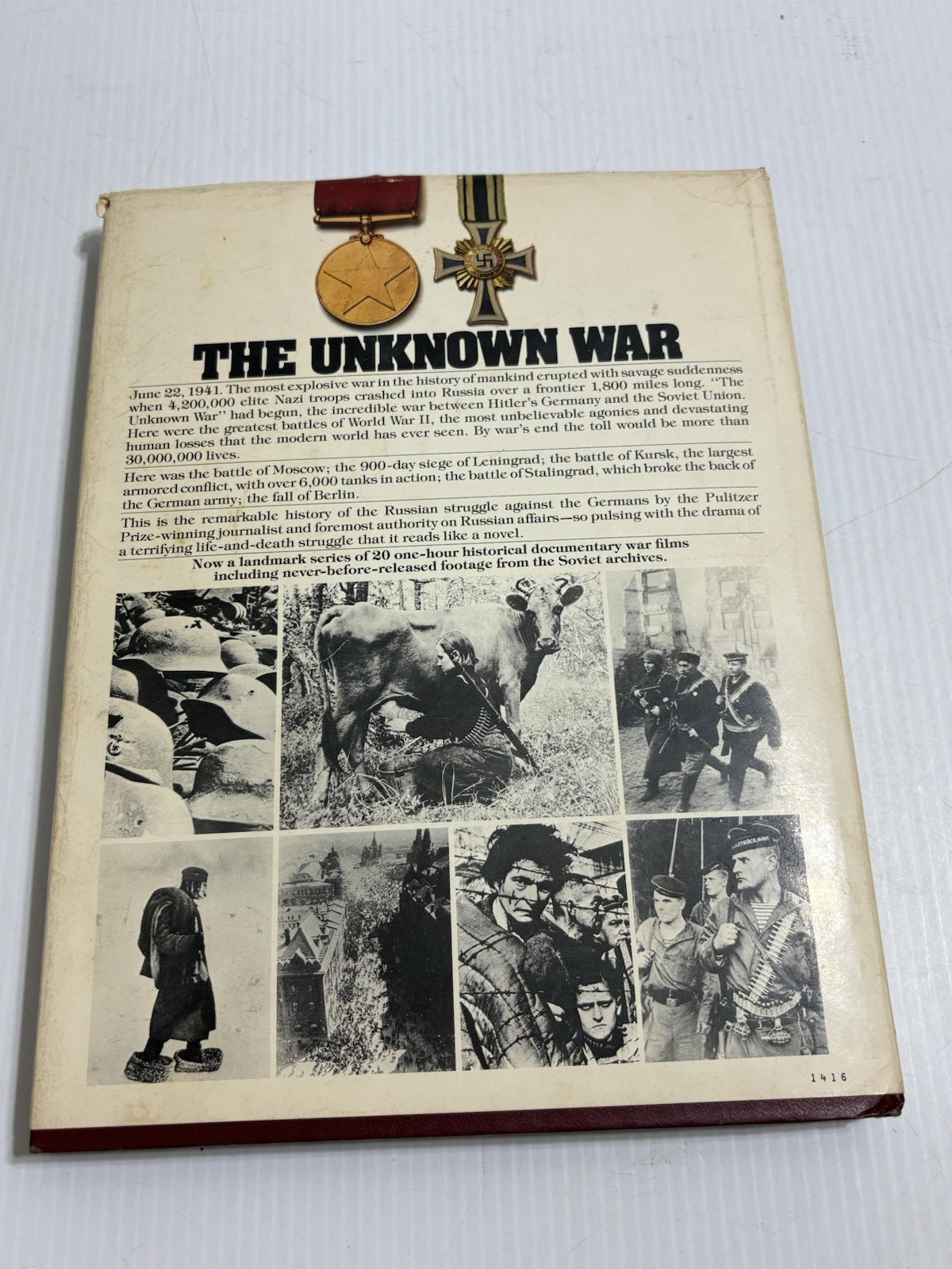 1978 Unknown War Russia Germany Harrison E Salisbury WWII HC Book Illustrated