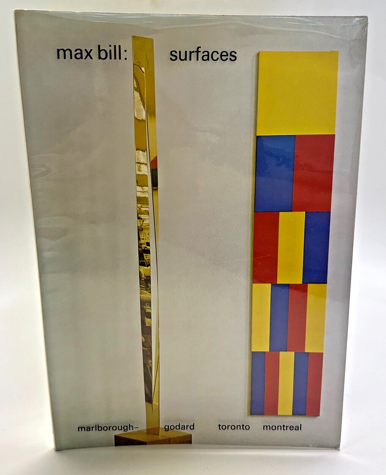 MAX BILL SURFACES 1972 MARLBOROUGH GODARD Exhibit Catalogue Paintings Sculpture