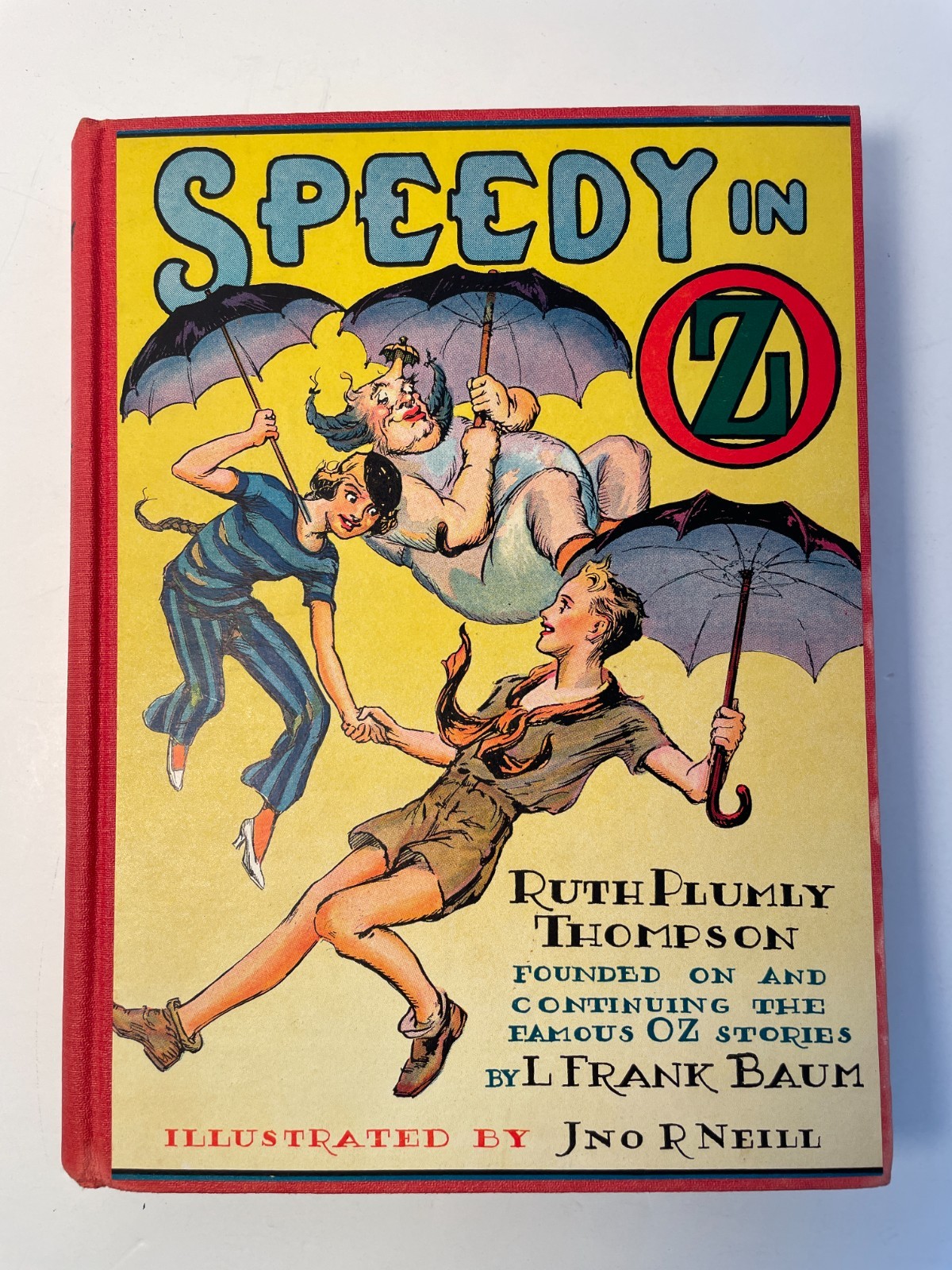 SPEEDY IN OZ, RUTH PLUMLY THOMPSON, W/DJ, NO COLOR PLATES VG+/VG+
