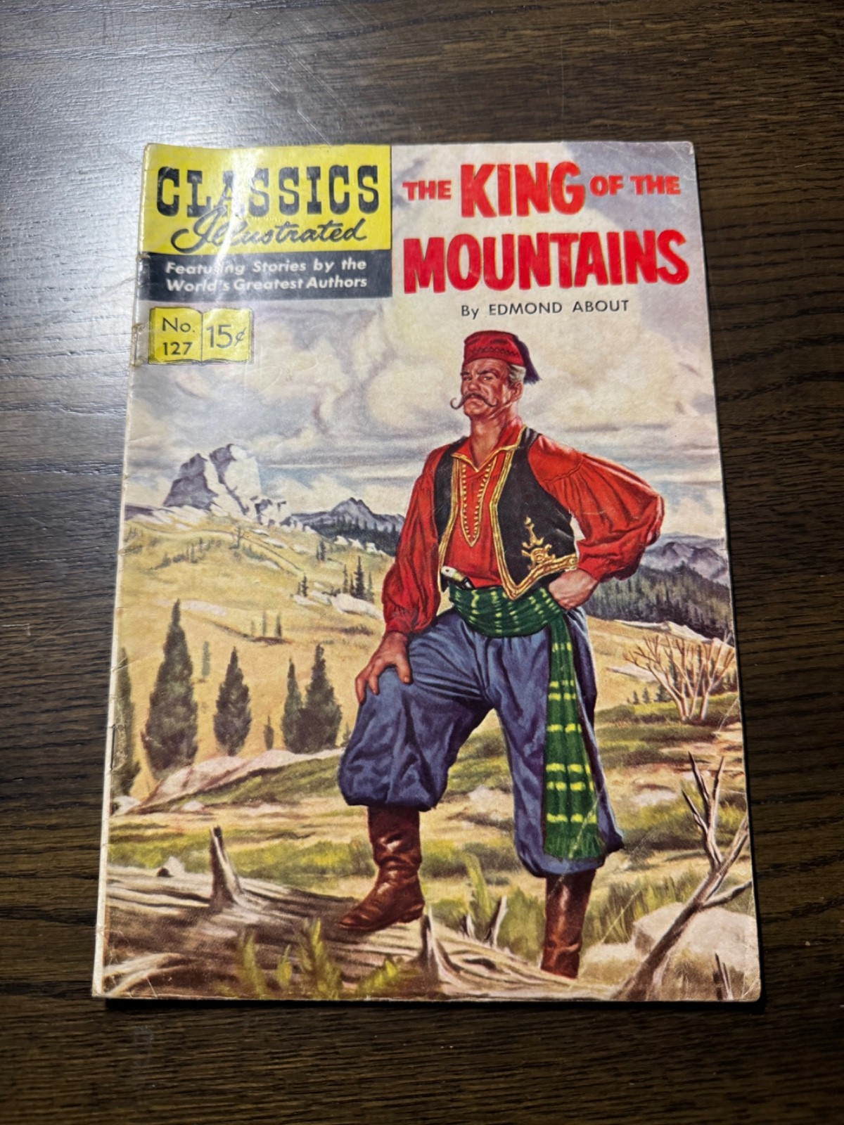 Classics Illustrated #127 KING OF THE MOUNTAINS Comic Book 1955 Edmond About #2