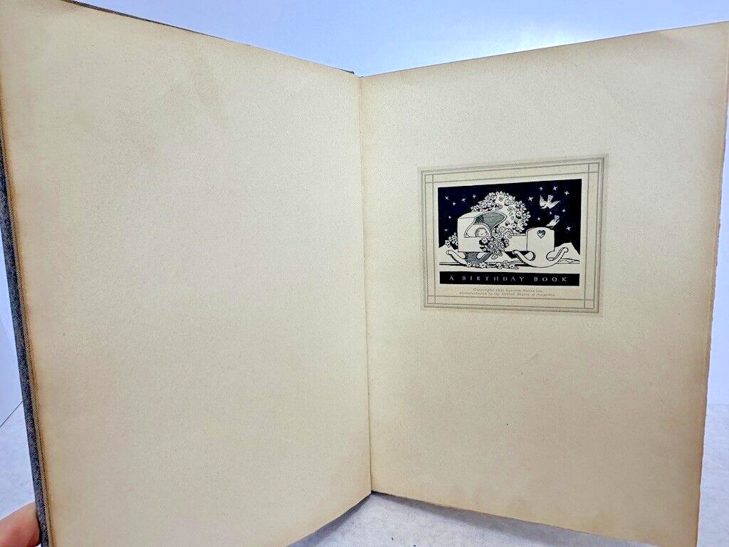 A BIRTHDAY BOOK – 1931 – Rockwell Kent – Illustrated – NUMBERED & SIGNED