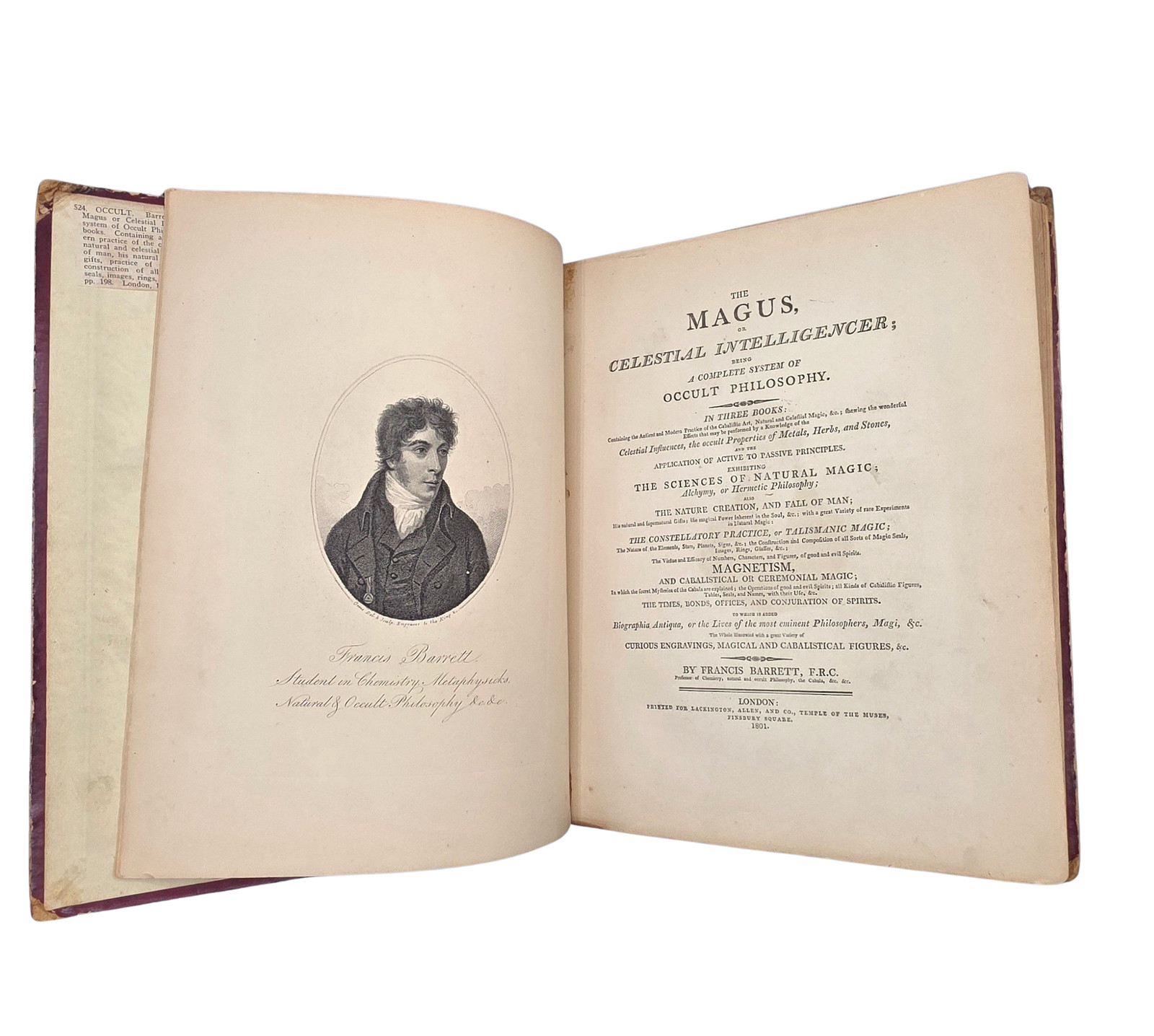 Francis Barrett / The Magus 1875 2nd Edition.