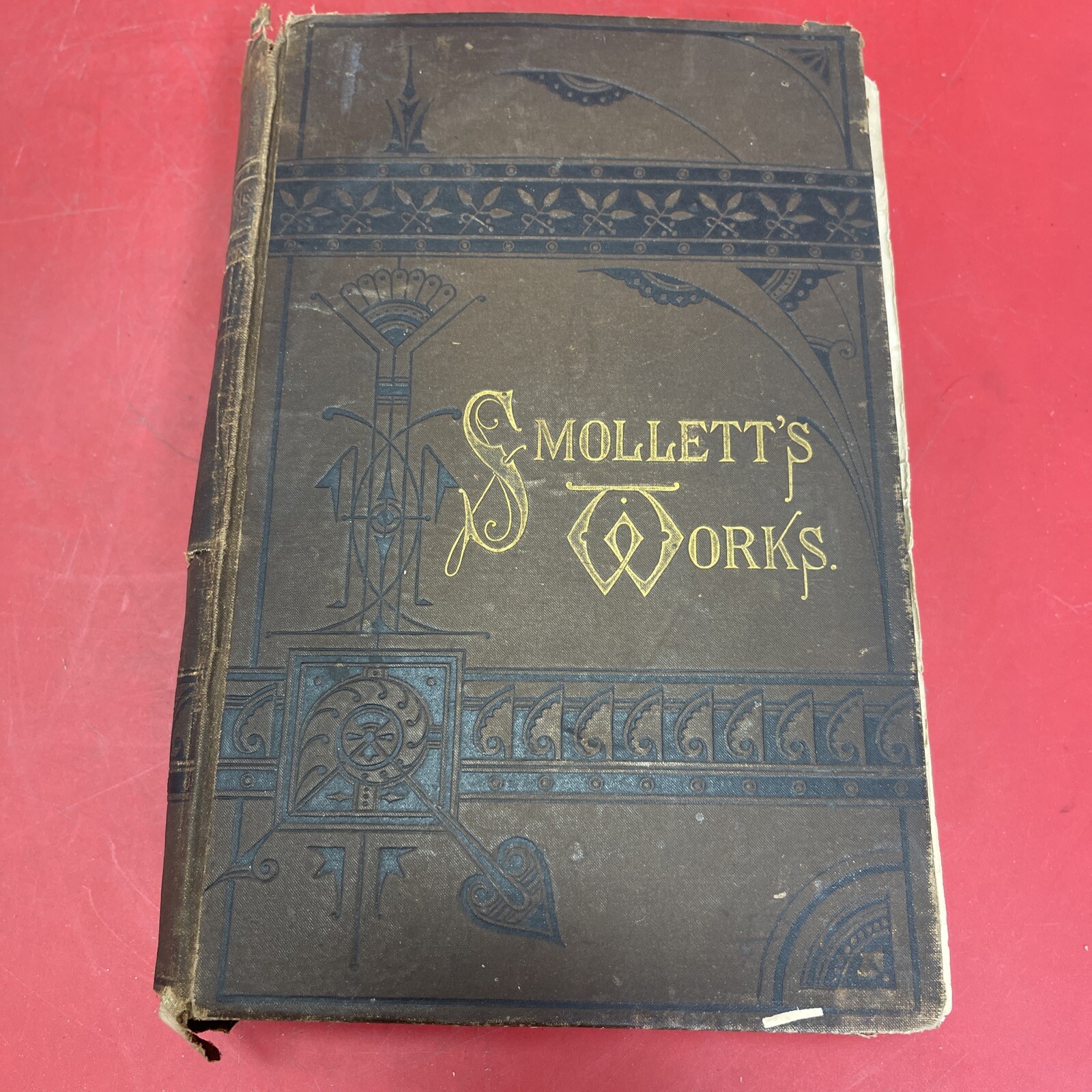WORKS OF TOBIAS SMOLLETT, Complete in One Volume, by Smollett & Sir Walter Scott