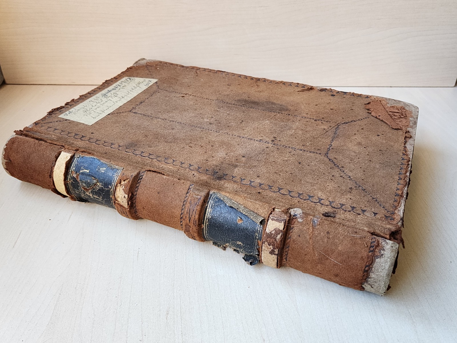 ? Antique 1868 International Order Of Oddfellows IOOF Kalamazoo Meeting Book