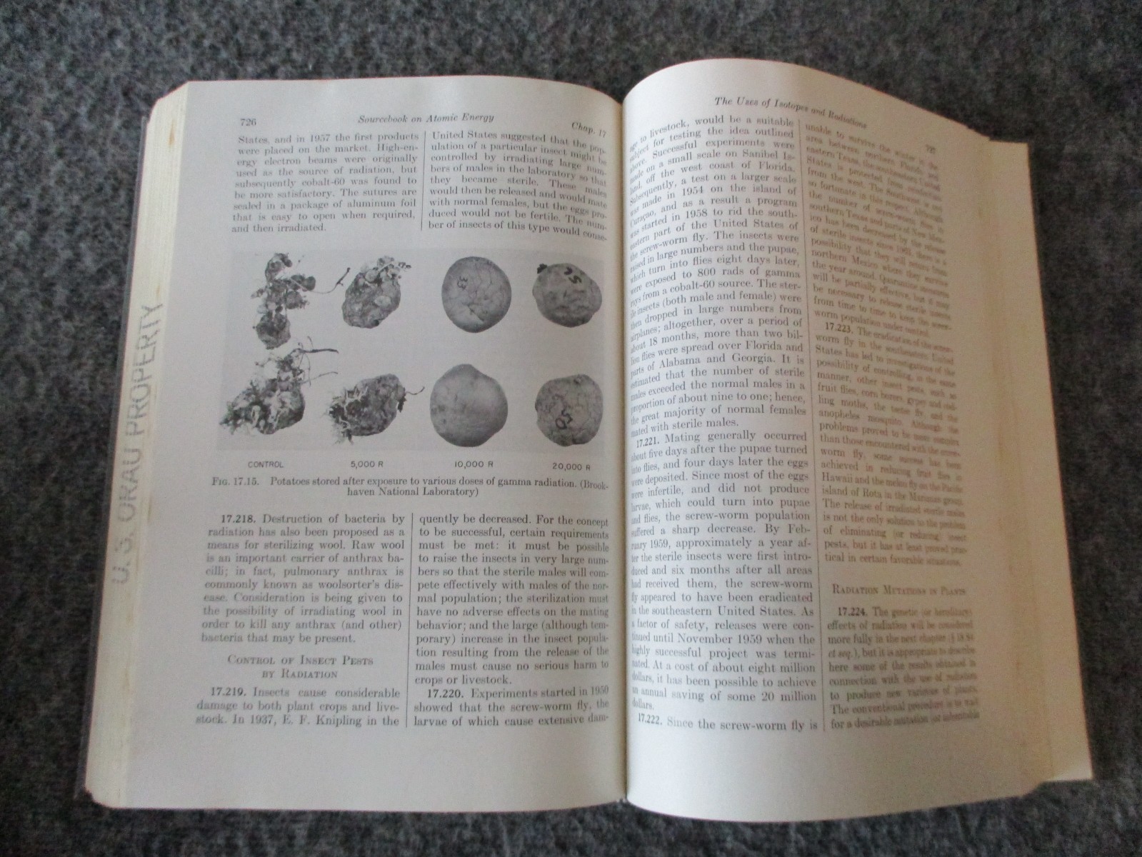 ATOMIC ENERGY SOURCEBOOK 1967 Glasstone-ORAU HC- OAK RIDGE ATOMIC OWNED BOOK