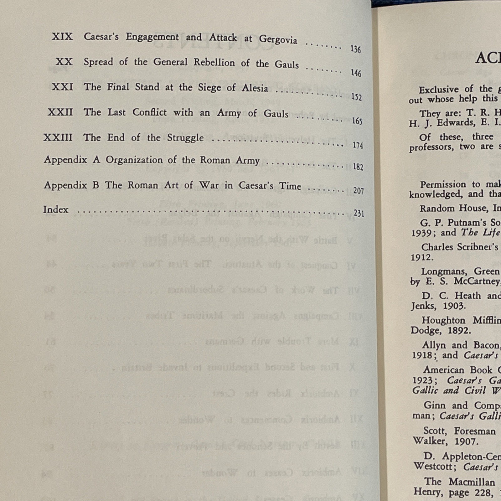 Stackpole Books MILITARY CLASSIC, Caesar’s Gallic Campaigns, 1967 by S. G. Brady
