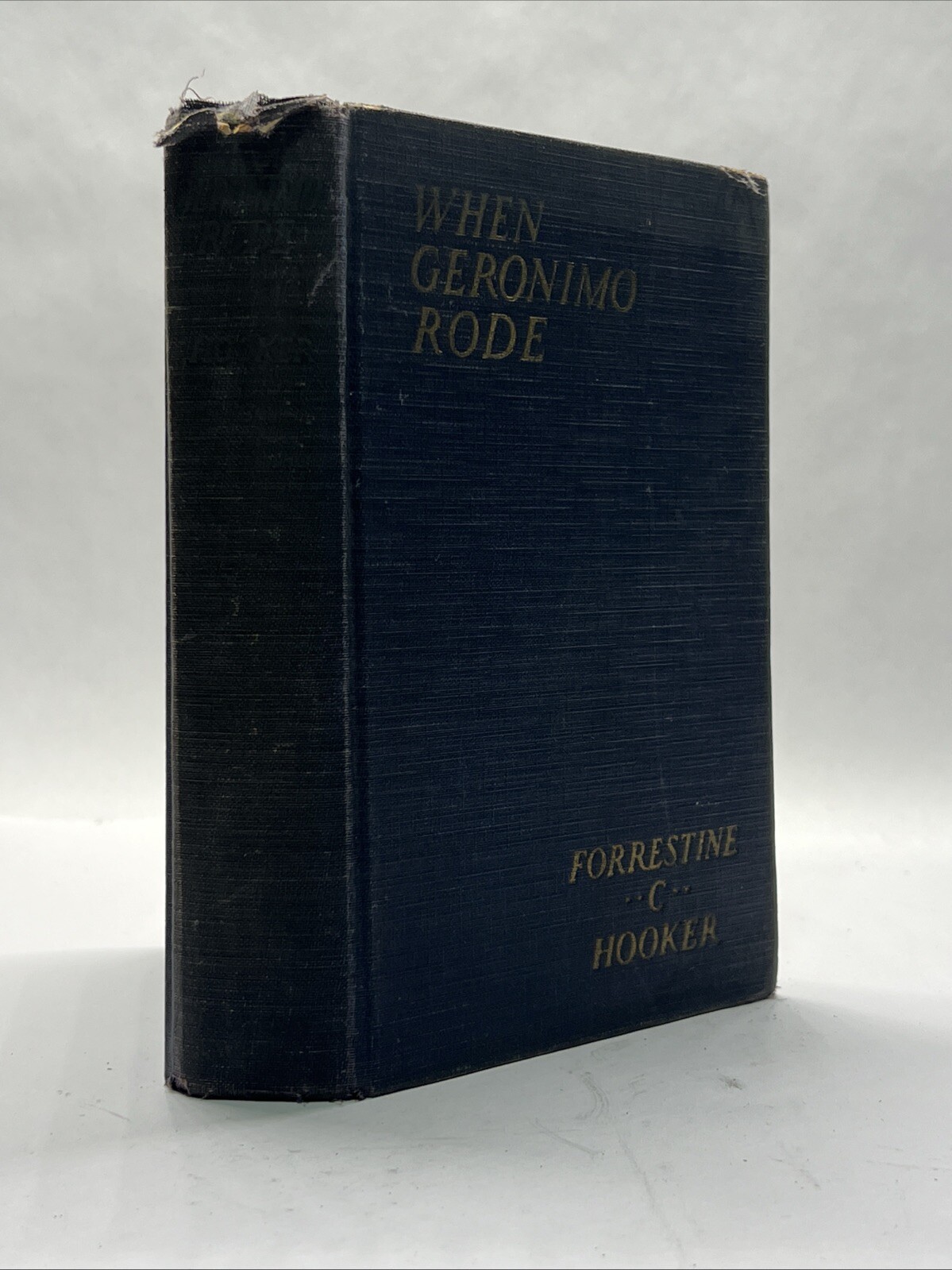 When Geronimo Rode by Forrestine C Hooker Book First Edition 1924