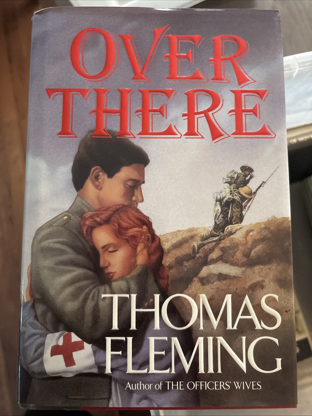 Thomas Fleming- Over There Signed HC/DJ 1992 GOOD