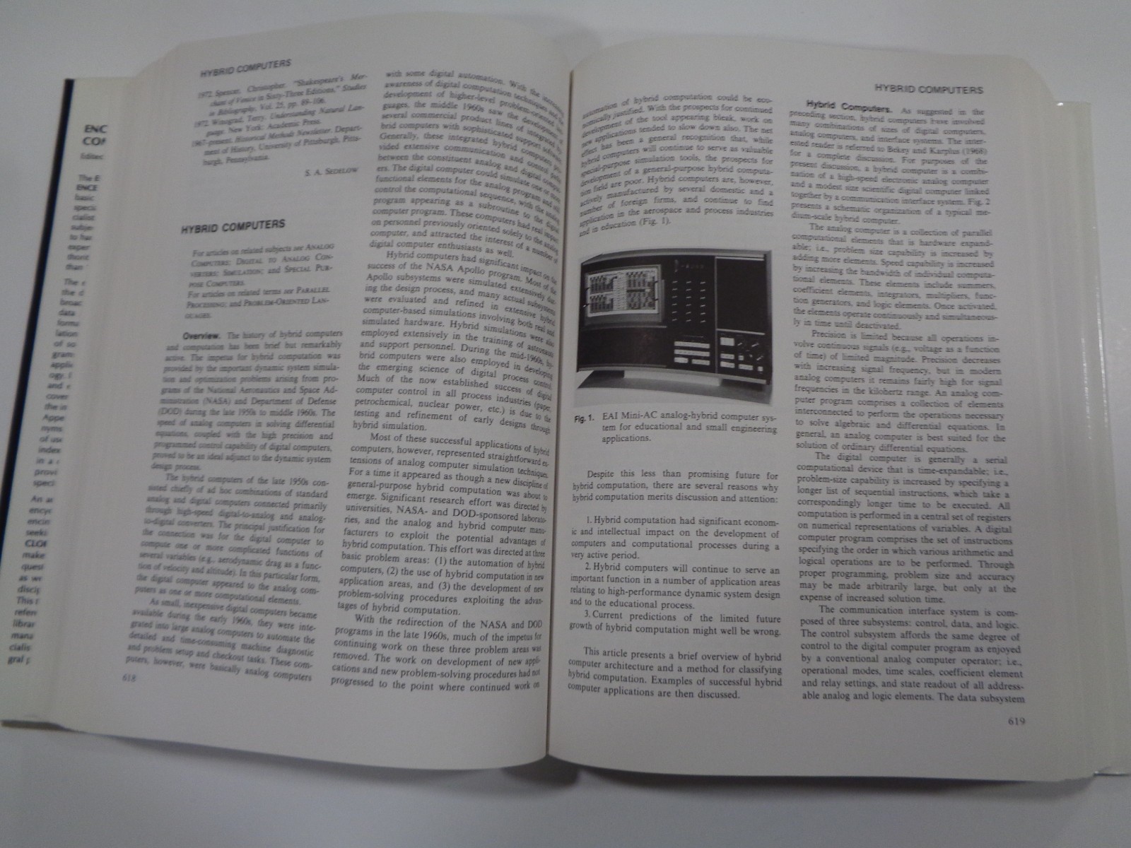 Encyclopedia of Computer Science by Anthony Ralston 1976 HBDJ Vintage Reference