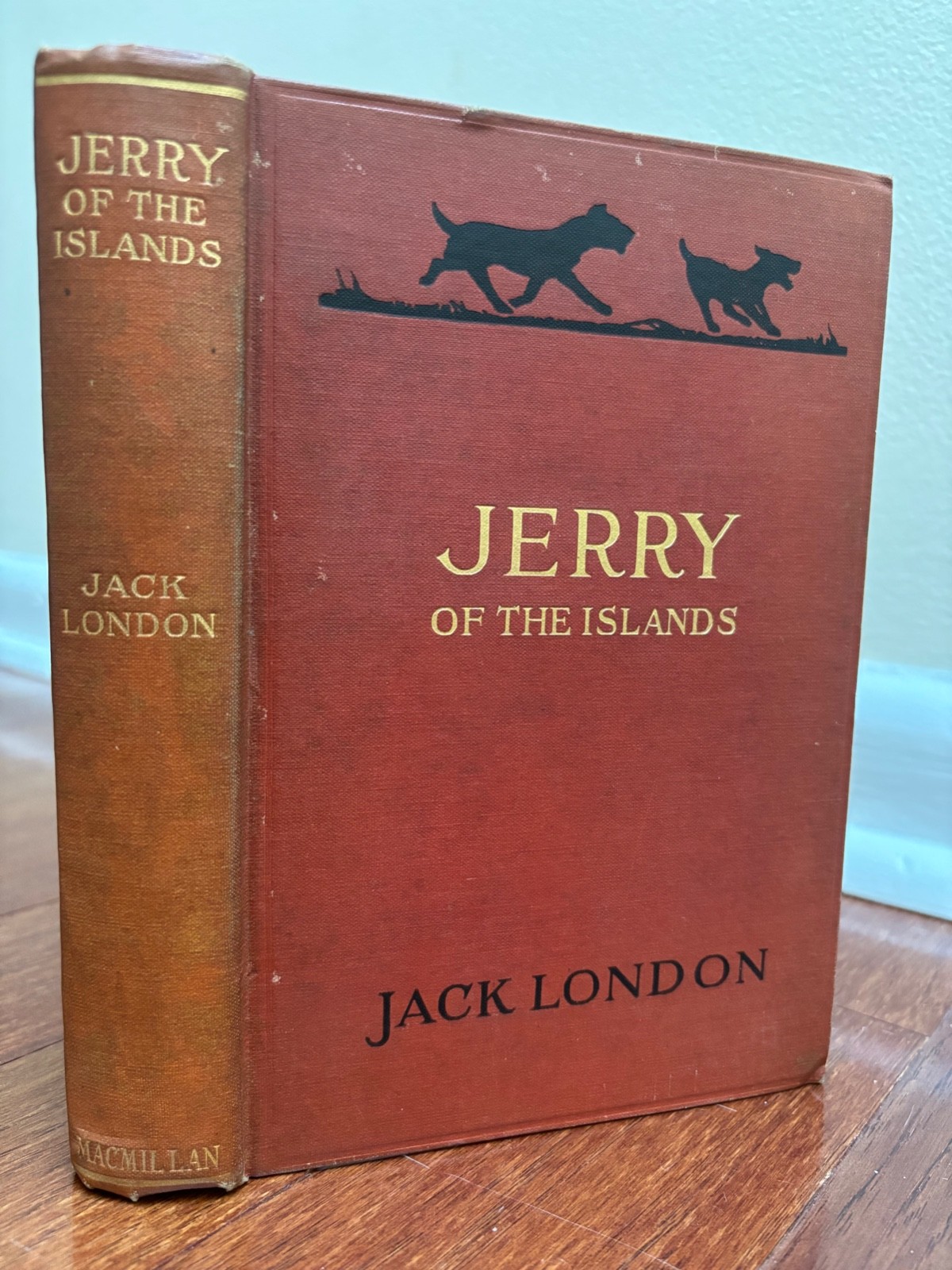 JERRY OF THE ISLANDS by JACK LONDON – HB 1917 1st/1st ANTIQUE DOG ANIMALS