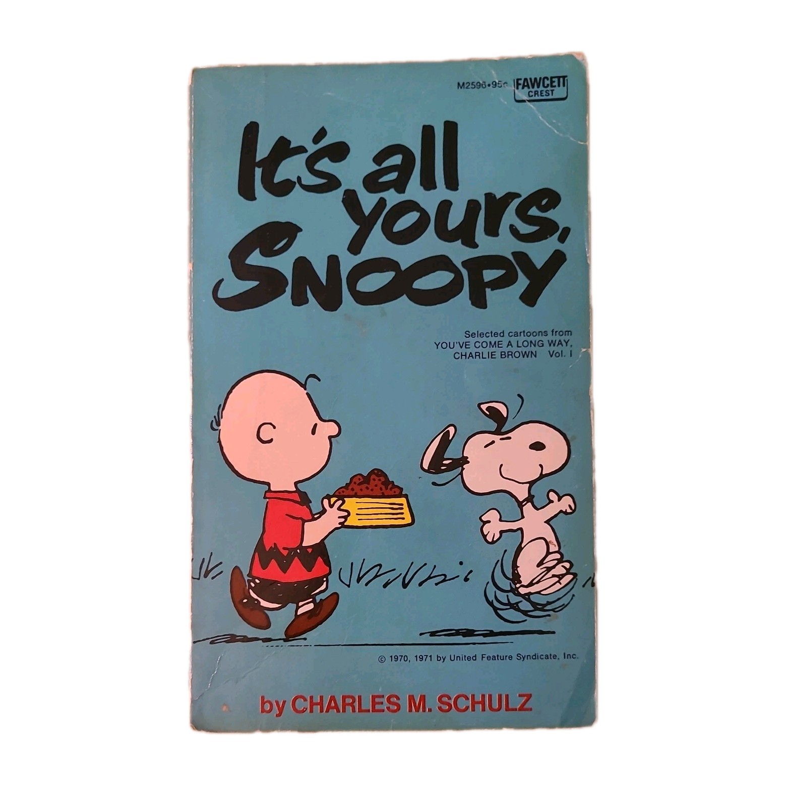 It’s All Yours Snoopy Vintage 1975 paperback Cartoon book by Charles M Schulz