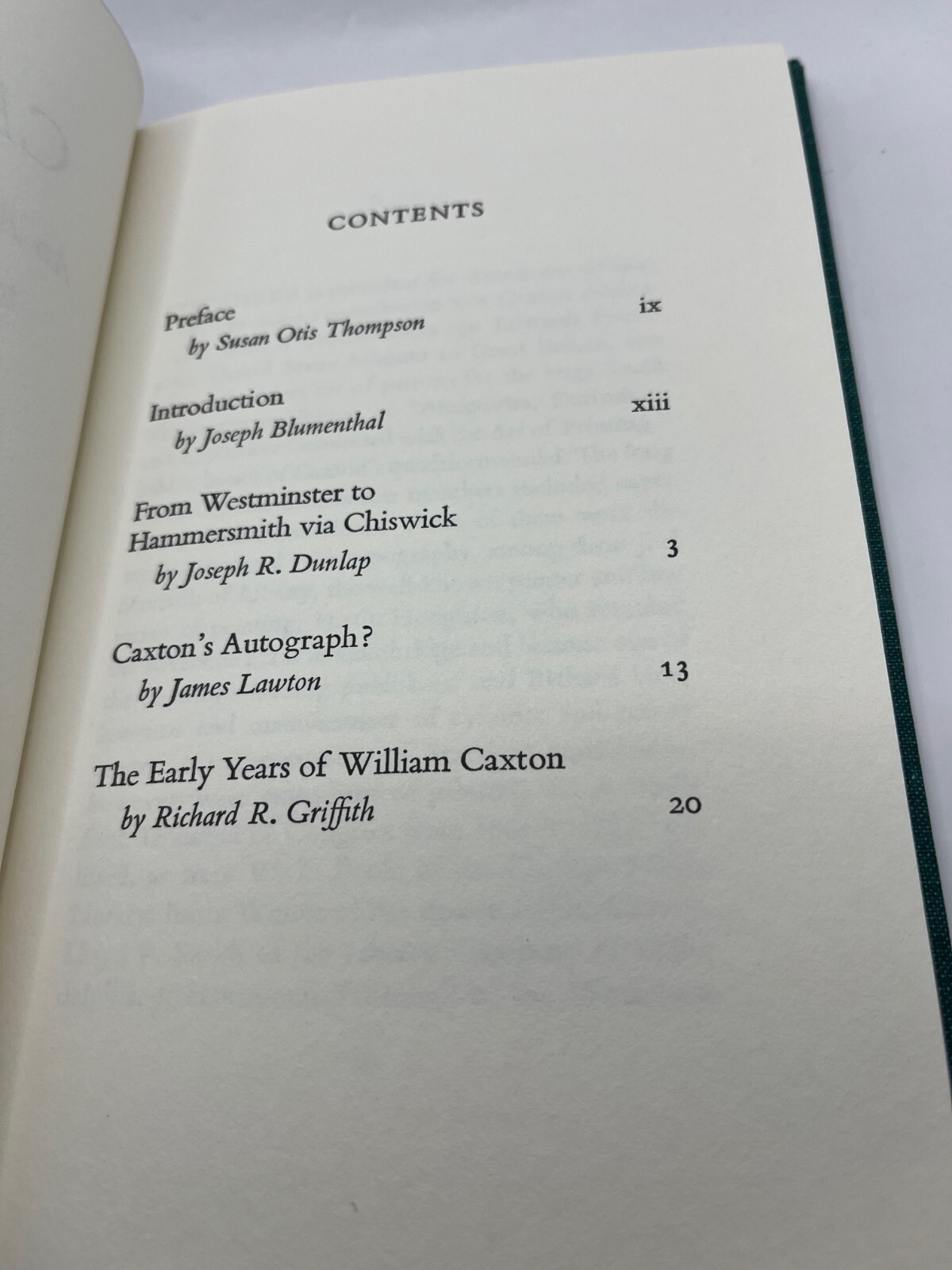 William CAXTON / Typophiles, 1st, Ltd, printer, printing press