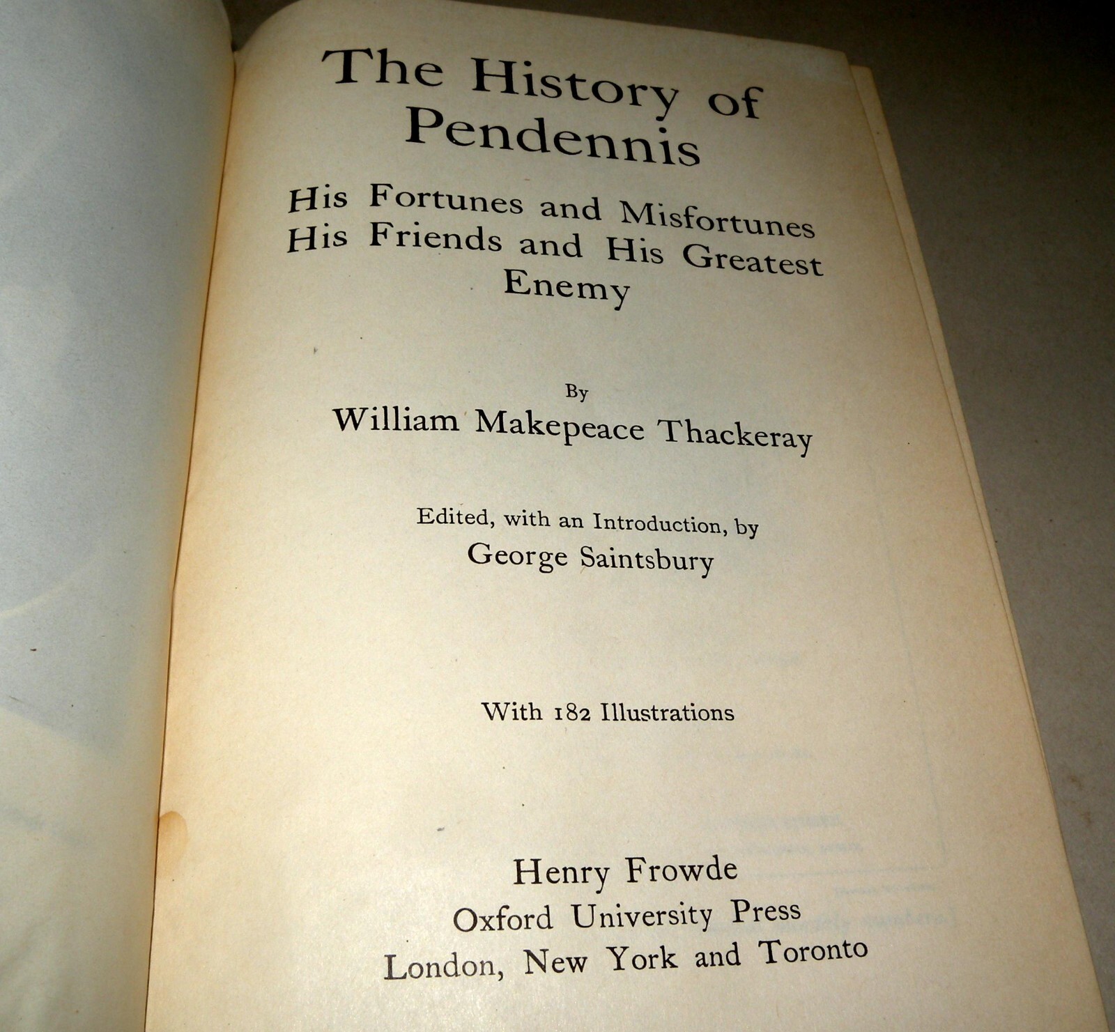 Oxford Thackeray Classics 15 Vol Henry Frowde OUP HB