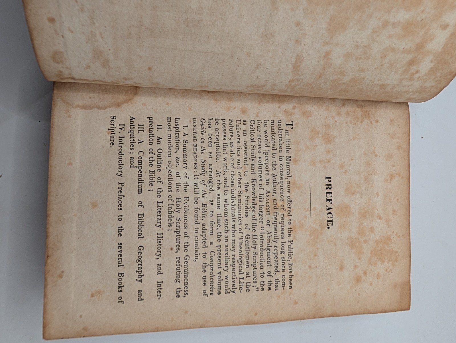 1827 ~ A Compendious Introduction to Study of the Bible ~ With Maps