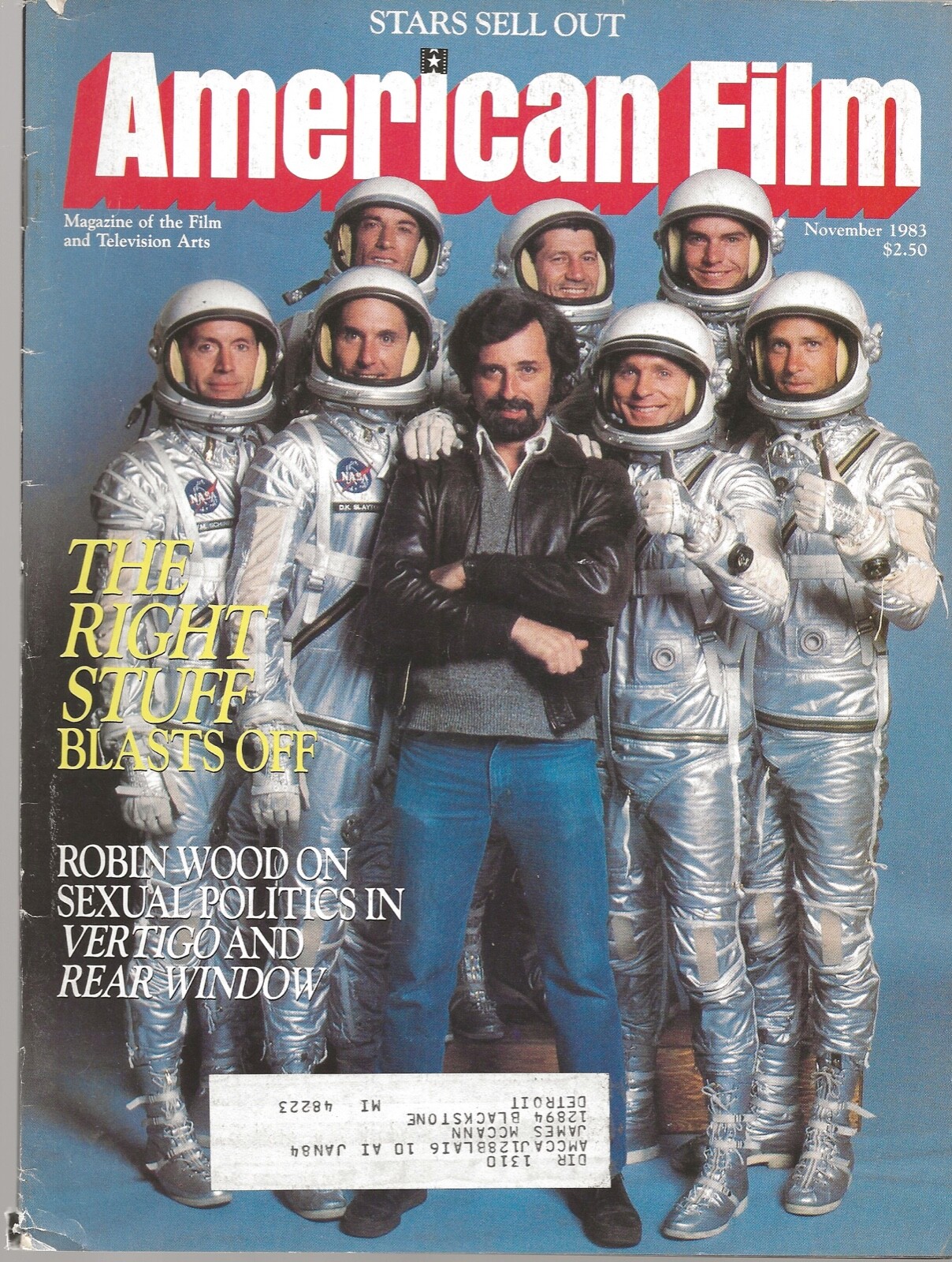 AMERICAN FILM NOVEMBER 1983 PETER BISKIND MAGAZINE ROBIN WOOD TERRY ATKINSON