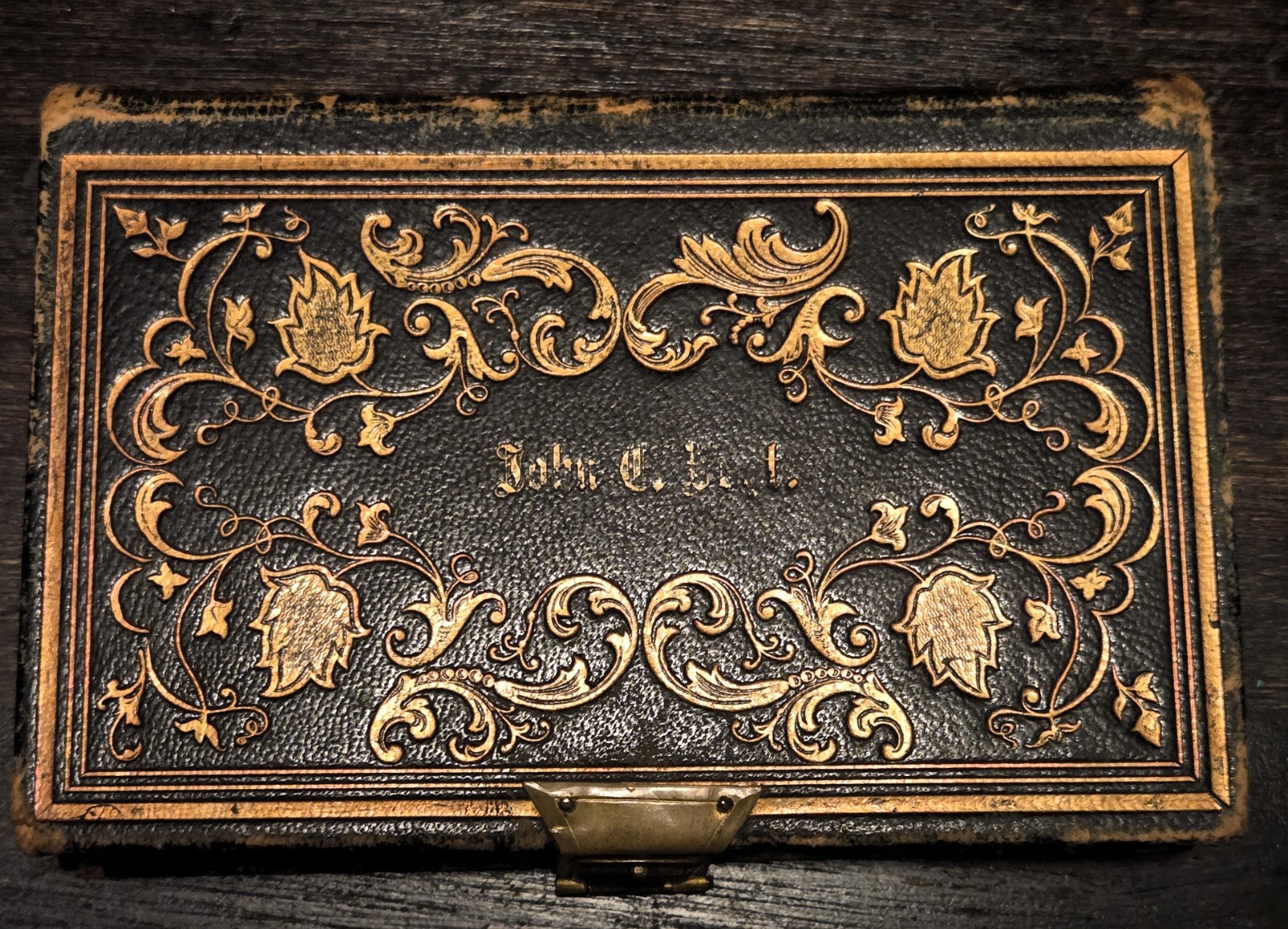 Gorgeous 1877 German language hymnal with clasp Lutheran Reformed hymn book
