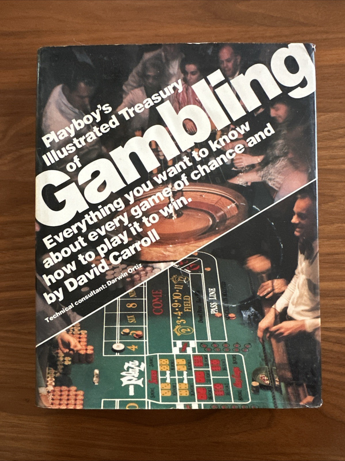 Playboy’s Illustrated Treasury of Gambling by David Carroll Hardcover 1977