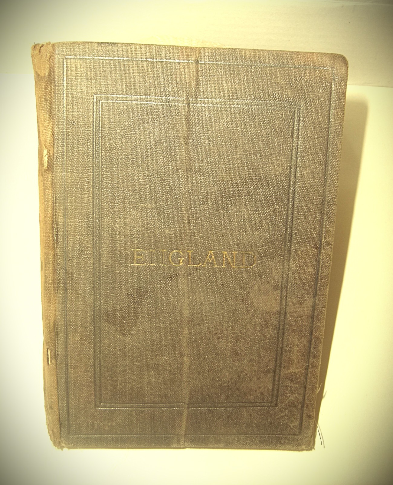 1866 BOOK Outlines HISTORY ENGLAND Families School Longmans Green London Antique