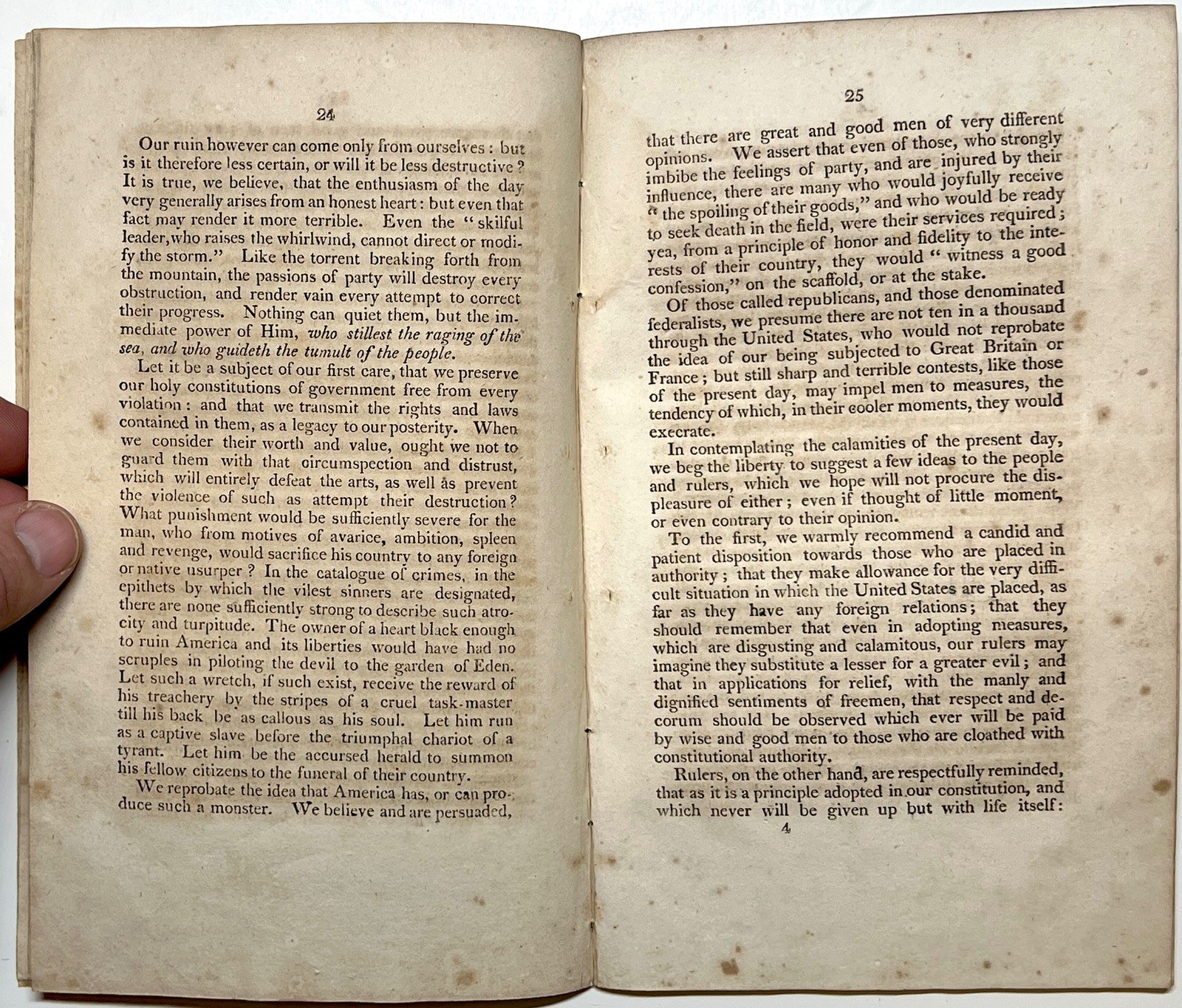 1811 PRINCIPLES MAXIMS REPUBLIC SERMON BOSTON MASSACHUSETTS THACHER 1ST ED RARE!