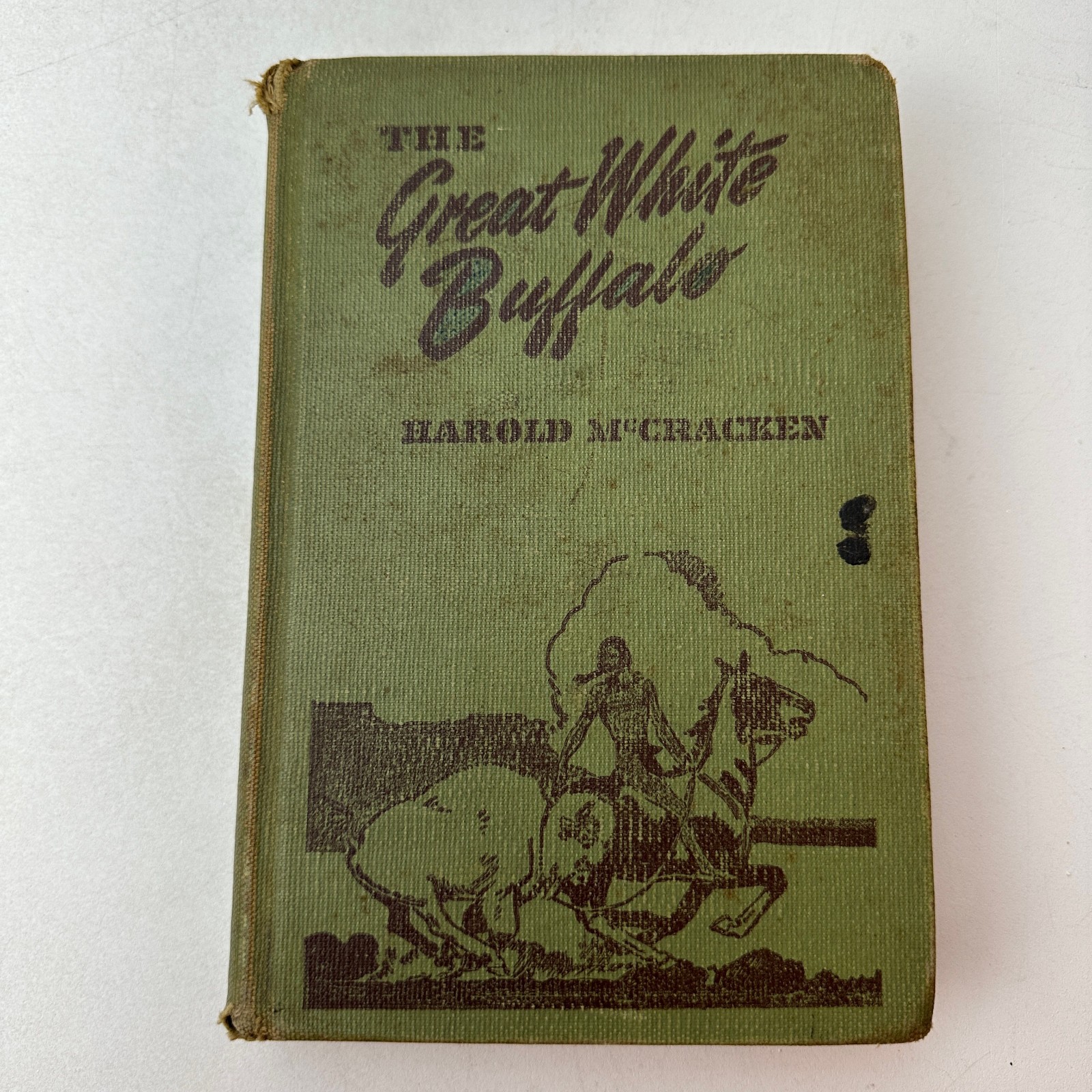 The Great White Buffalo Harold McCracken HC 1946 First Edition JB Lippincott
