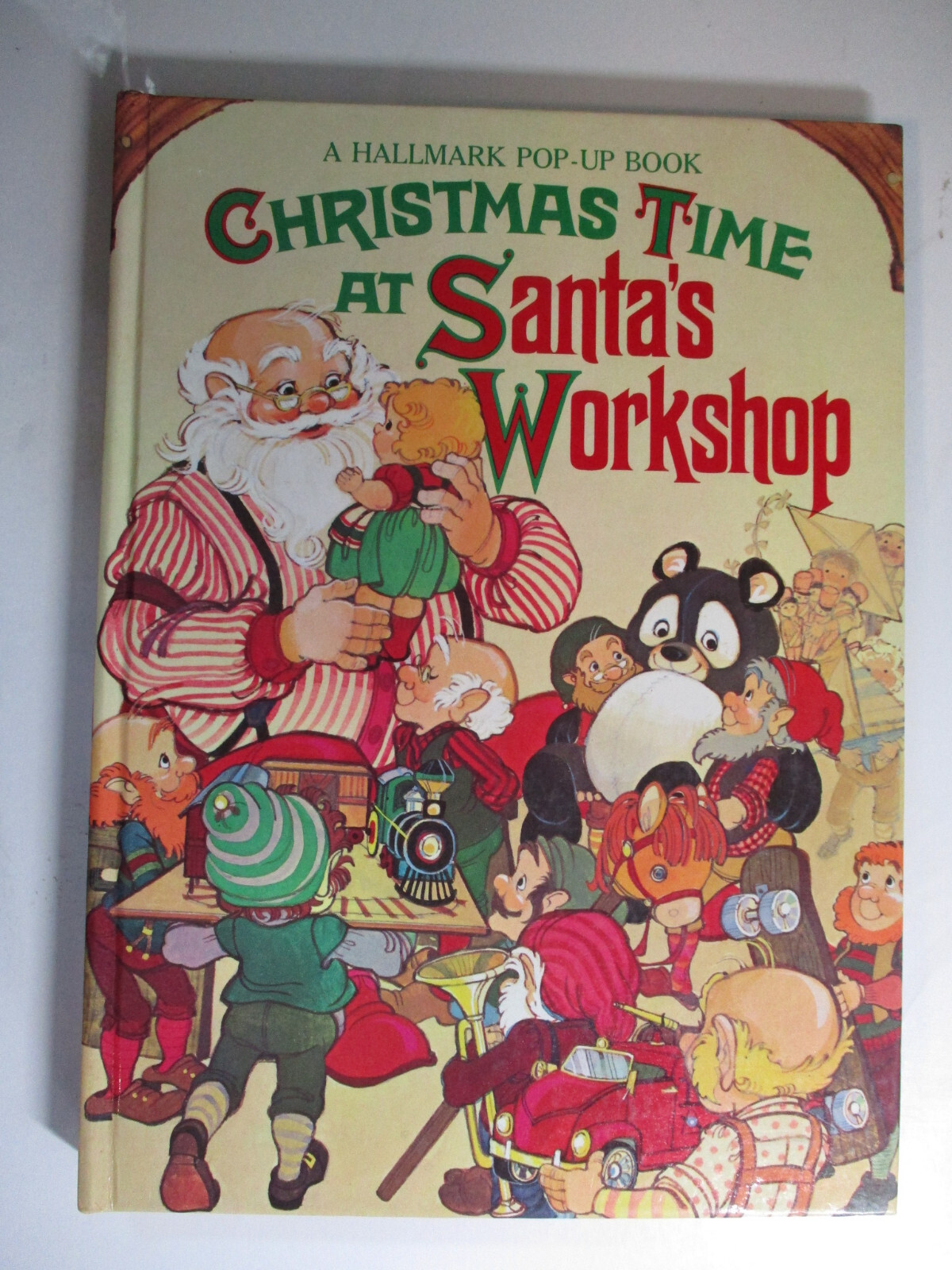 Christmas Time At Santa’s Workshop, Hallmark Pop-Up Book,